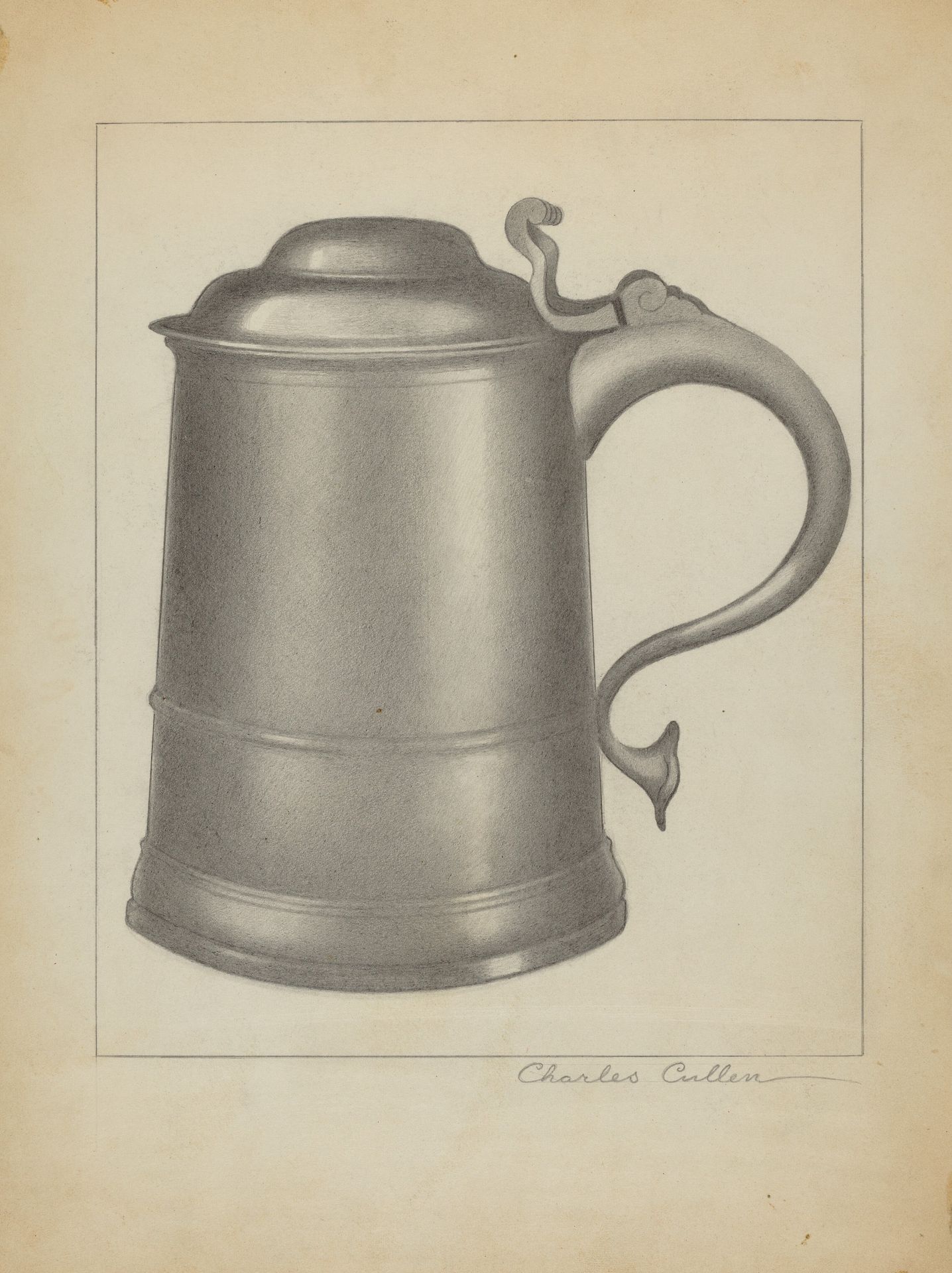 Pewter Tankard by Charles Cullen