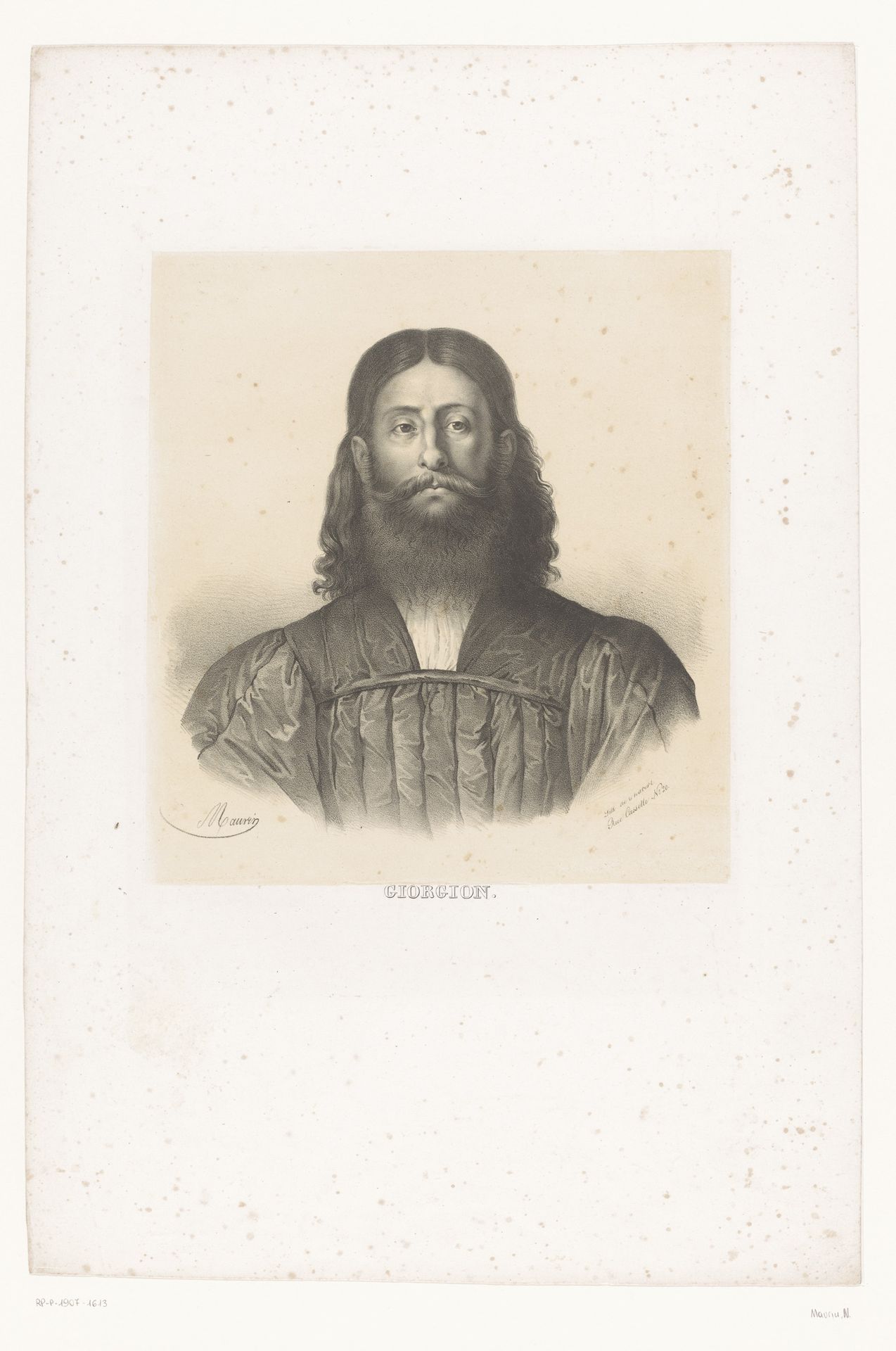 Portret van Giorgione by Nicolas Maurin