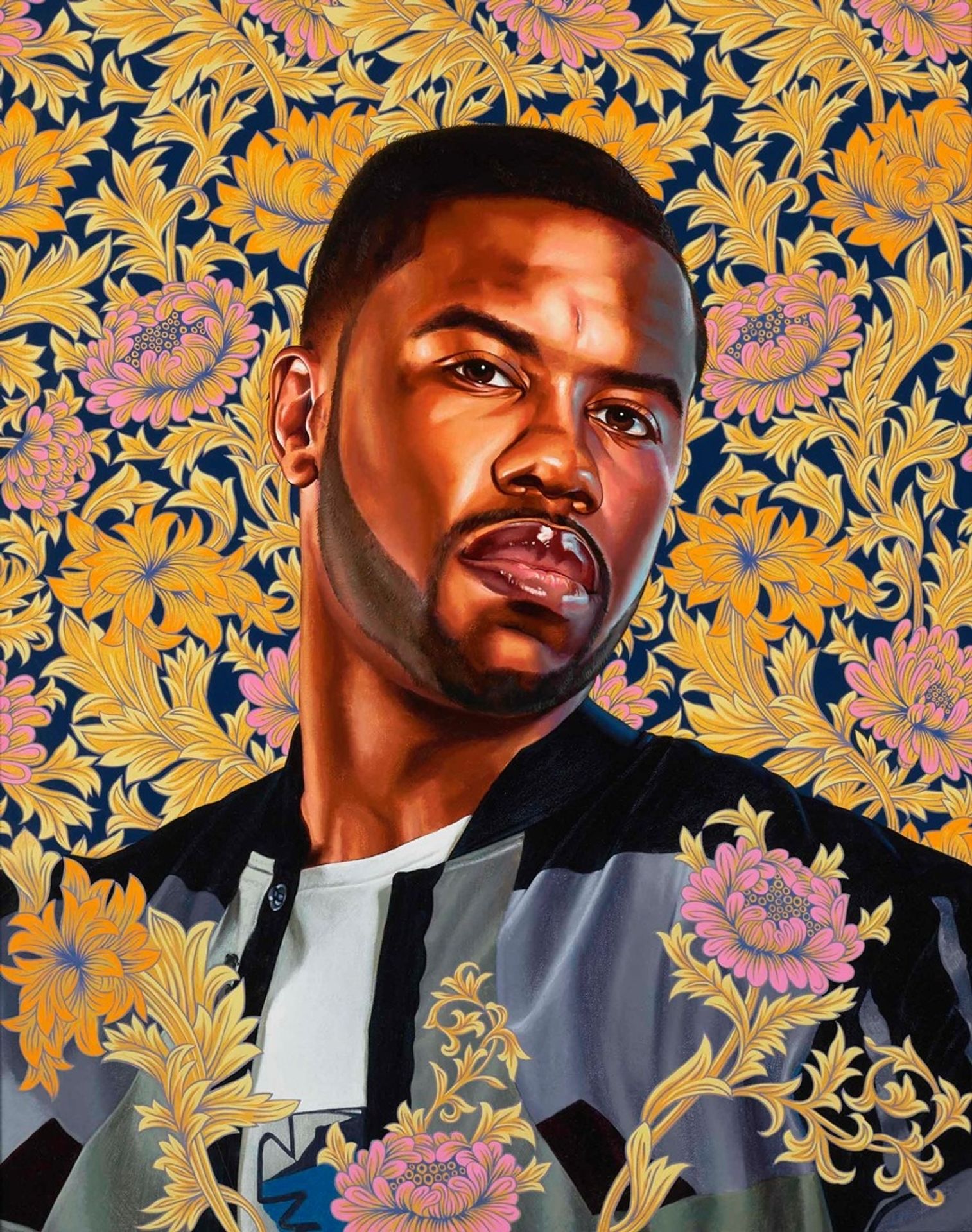 Portrait Of Quentin Lee Moore by Kehinde Wiley