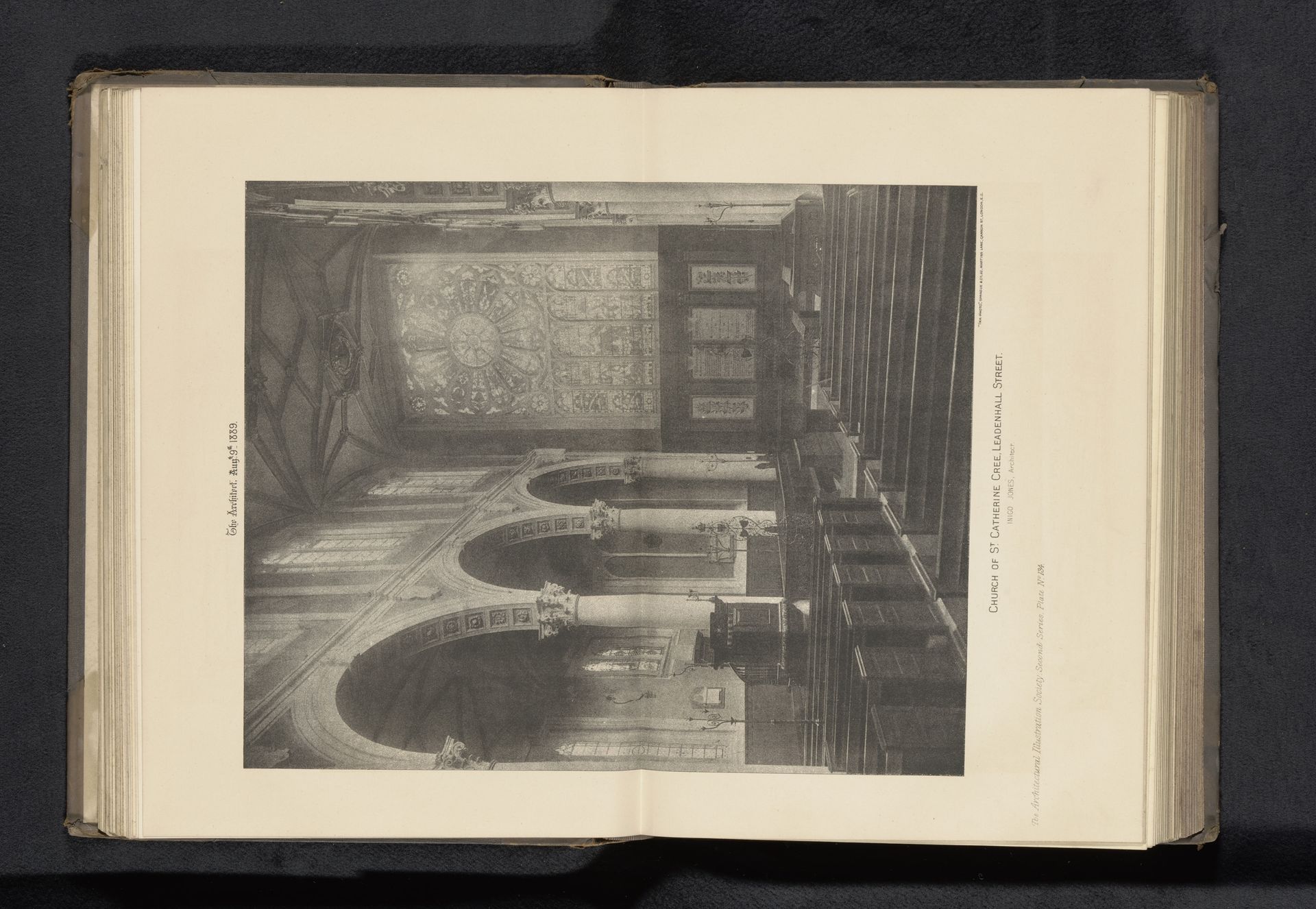 Interieur van de St. Katharine Cree te Londen by Anonymous