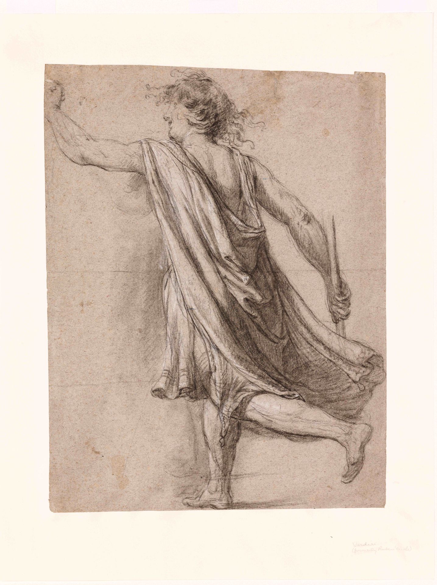 Male Figure Running by François Verdier