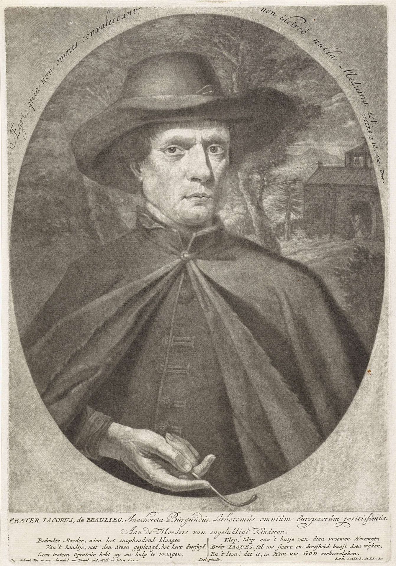 Portret van frère Jaques de Beaulieu by Pieter Schenk