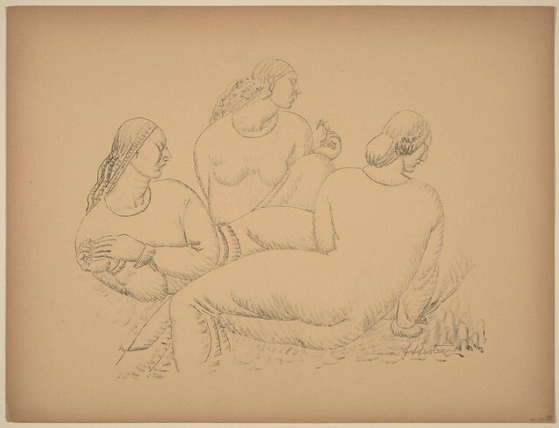 Three Women by Ivan Mestrovic