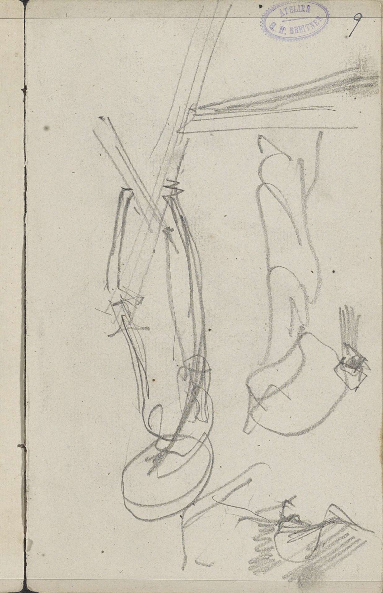 Figuurstudies by George Hendrik Breitner