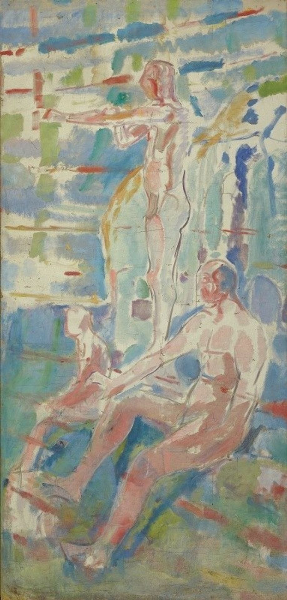 Men Turned towards the Sun by Edvard Munch