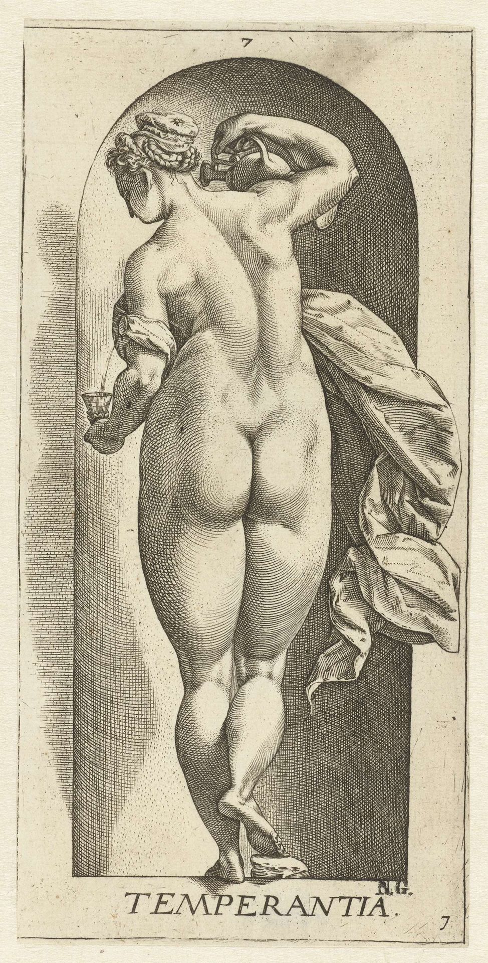 Matigheid by Hendrick Goltzius