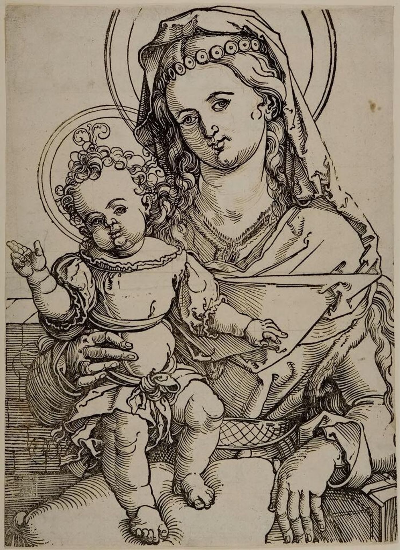 Madonna and Child by Sebald Beham