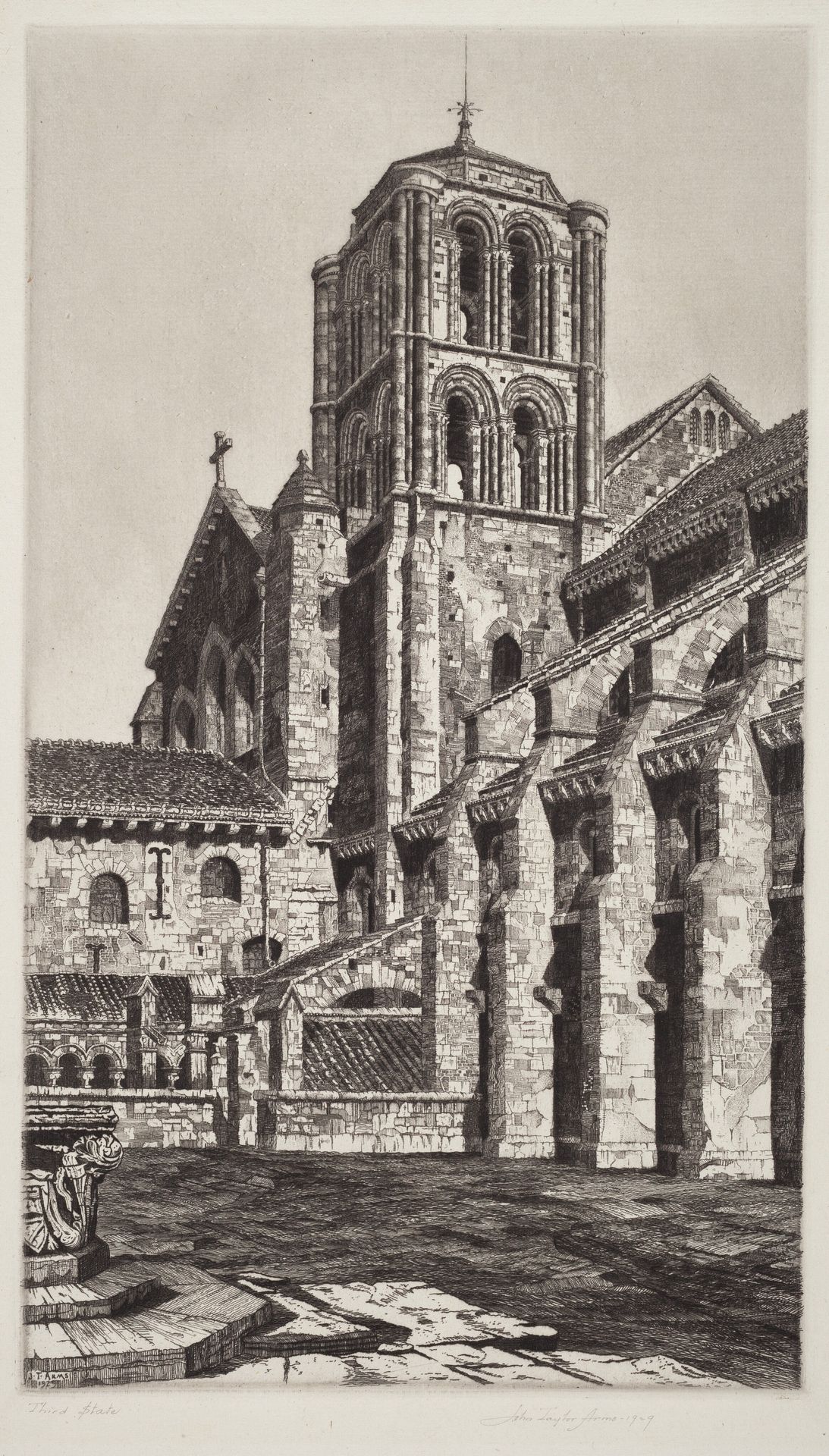 Bascilica of the Madeline, Vézelay by John Taylor Arms