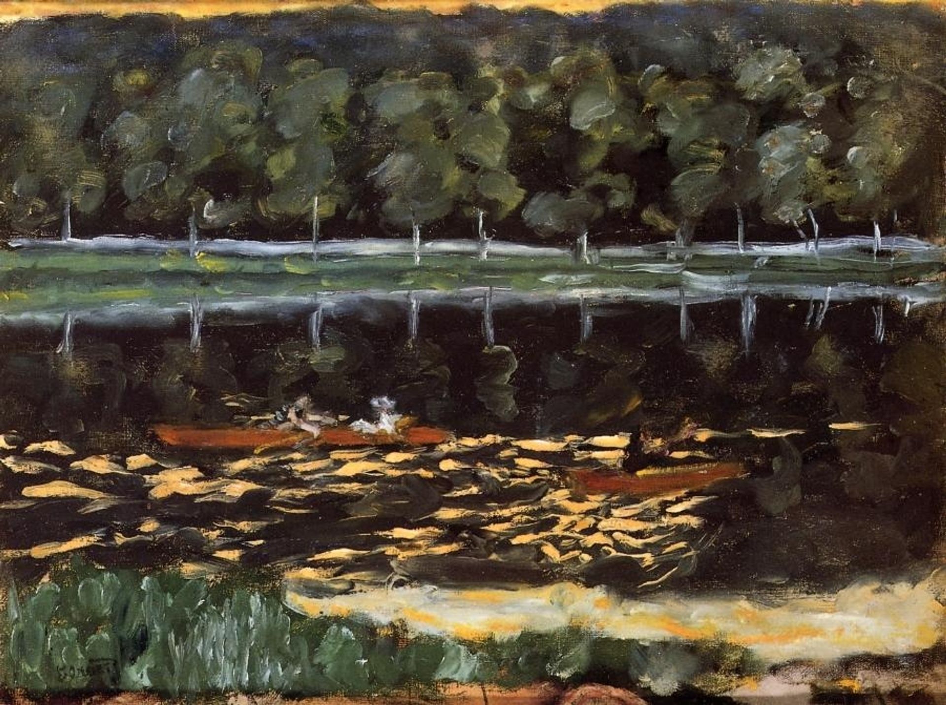Going Rowing by Pierre Bonnard