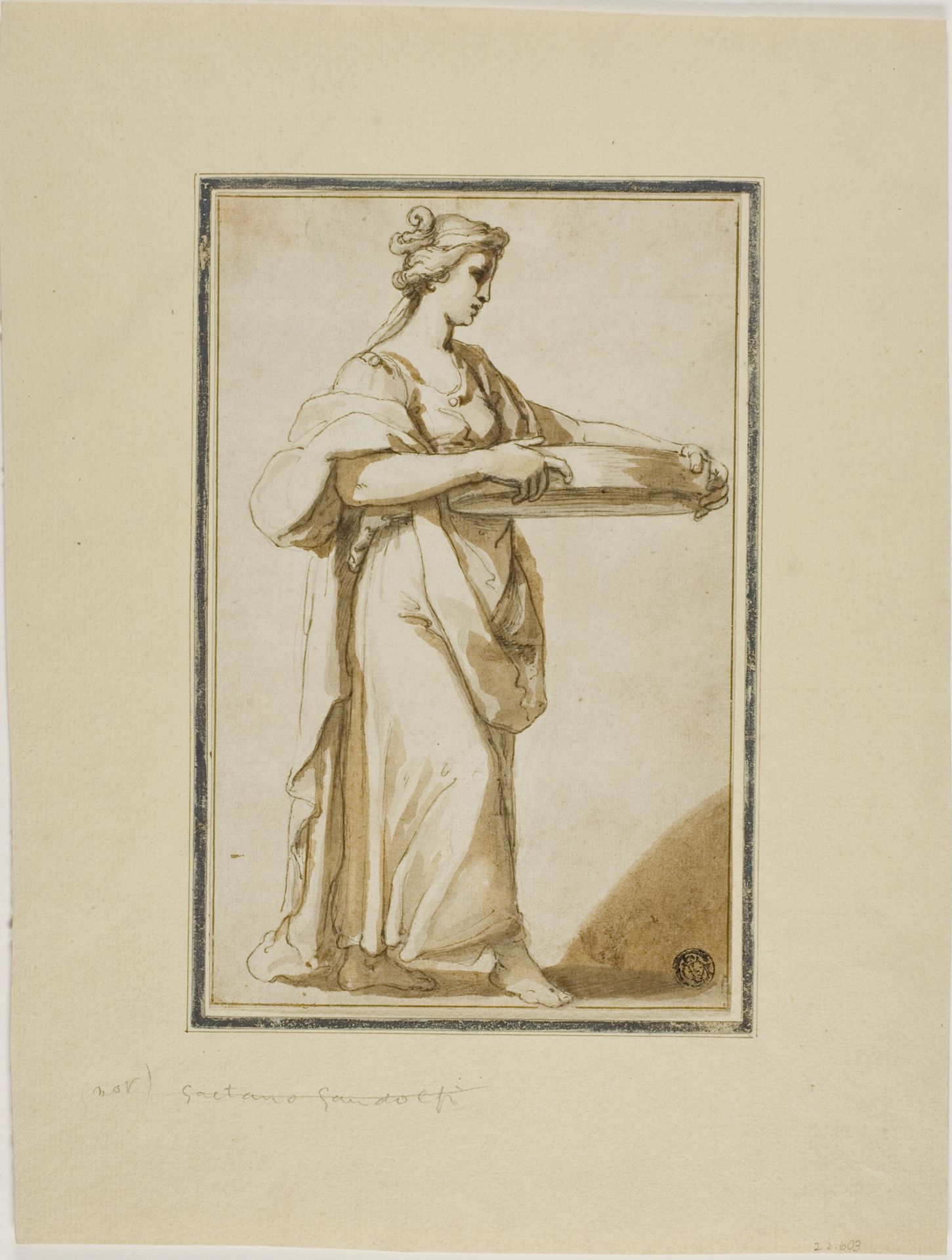 Vestal Virgin Tuccia by Gaetano Gandolfi