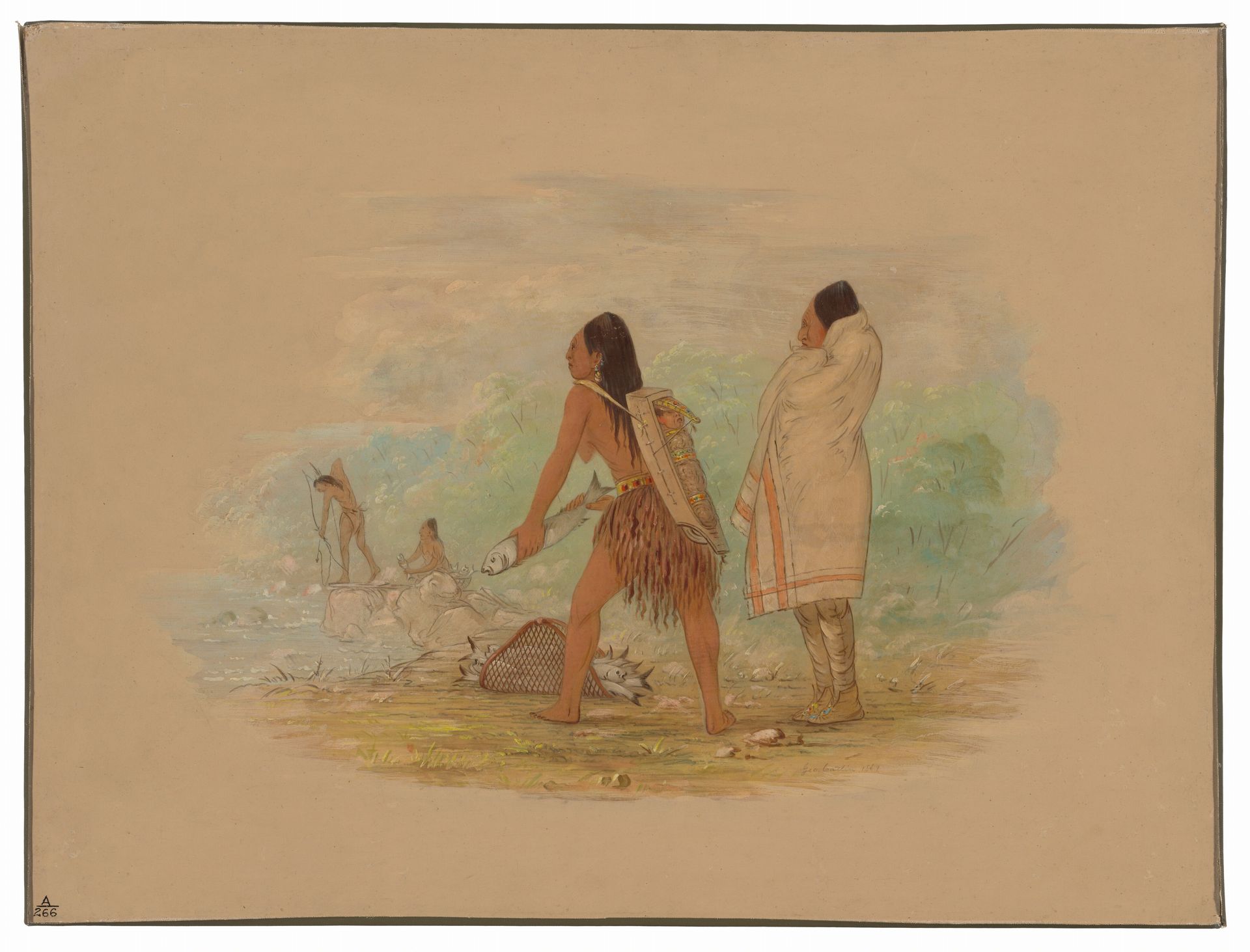 Flathead Indians by George Catlin