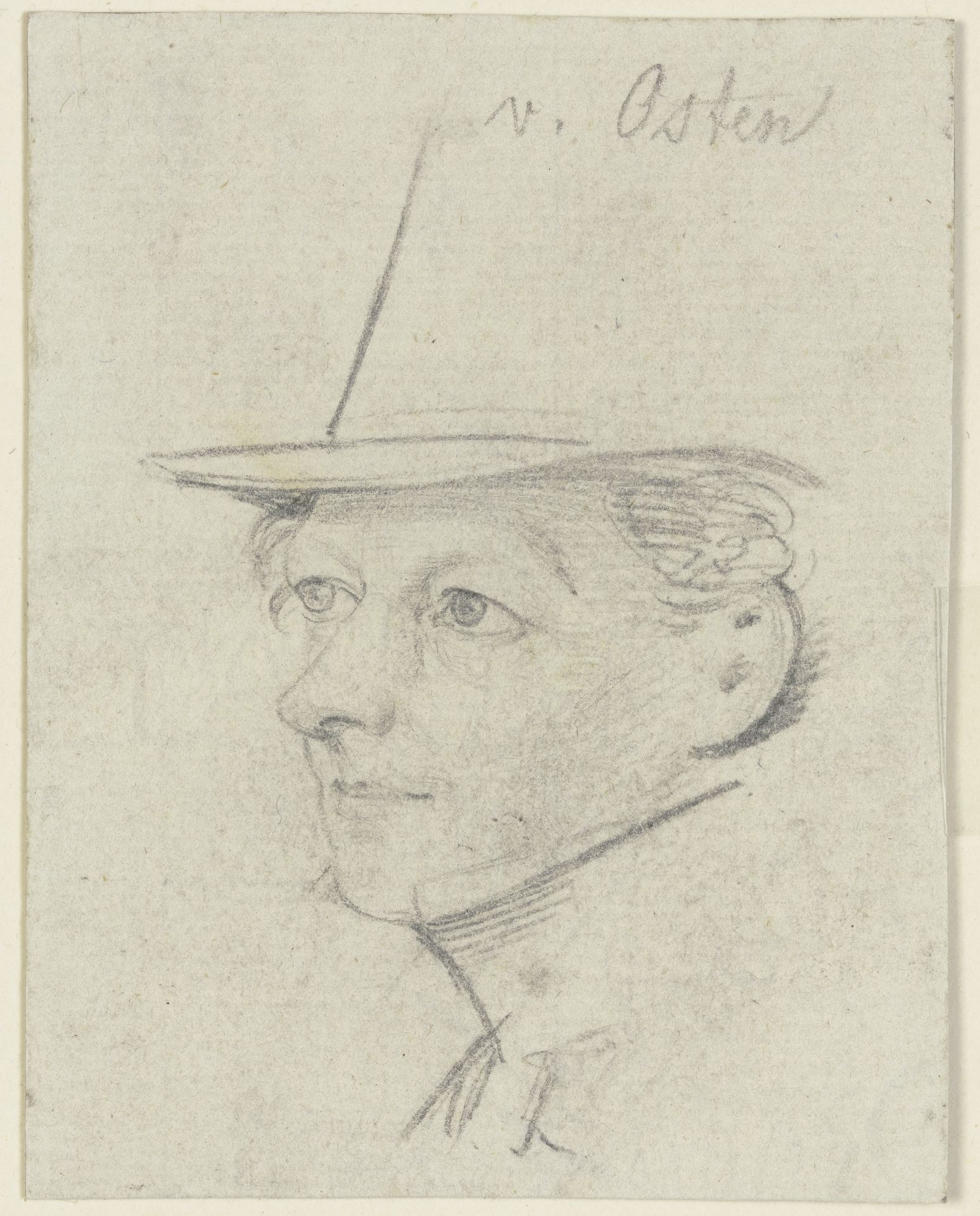 Portrait of Osten by Carl Hoff