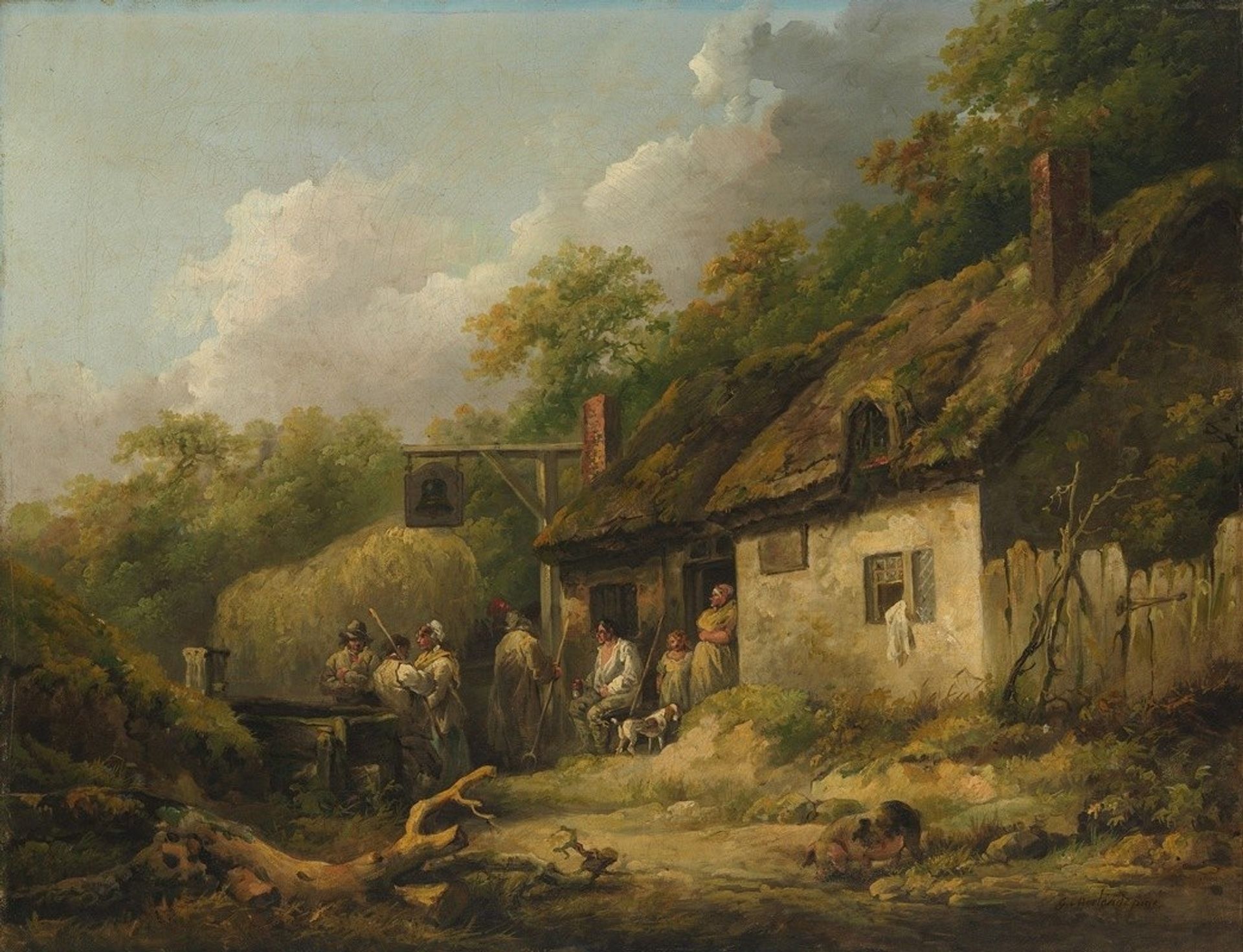 The Bell Inn by George Morland