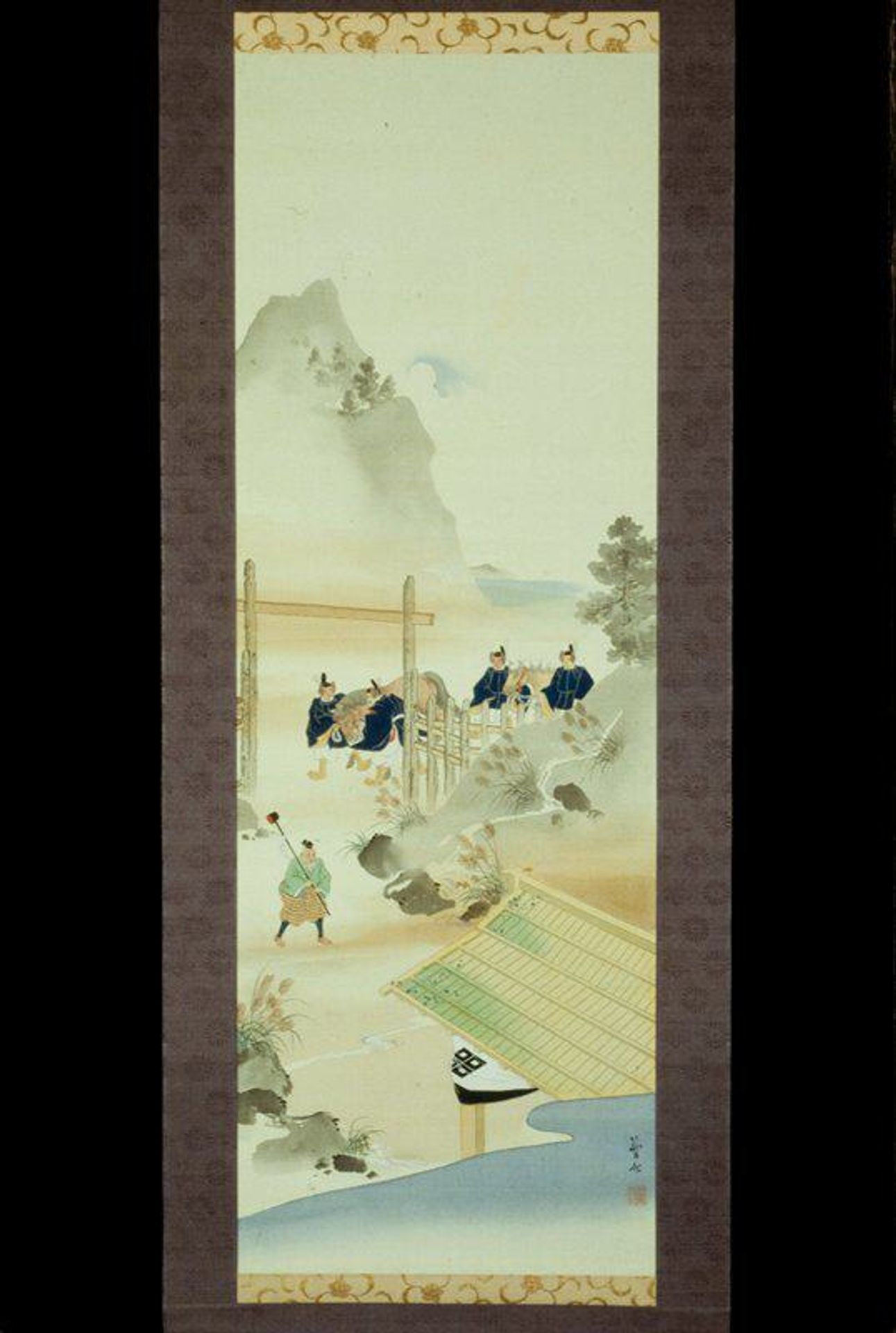 August (Horse Given to the Emperor) by Suzuki Toshimoto