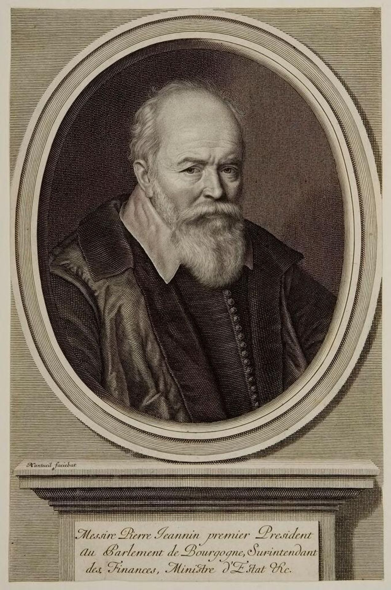 Pierre Jeannin by Robert Nanteuil