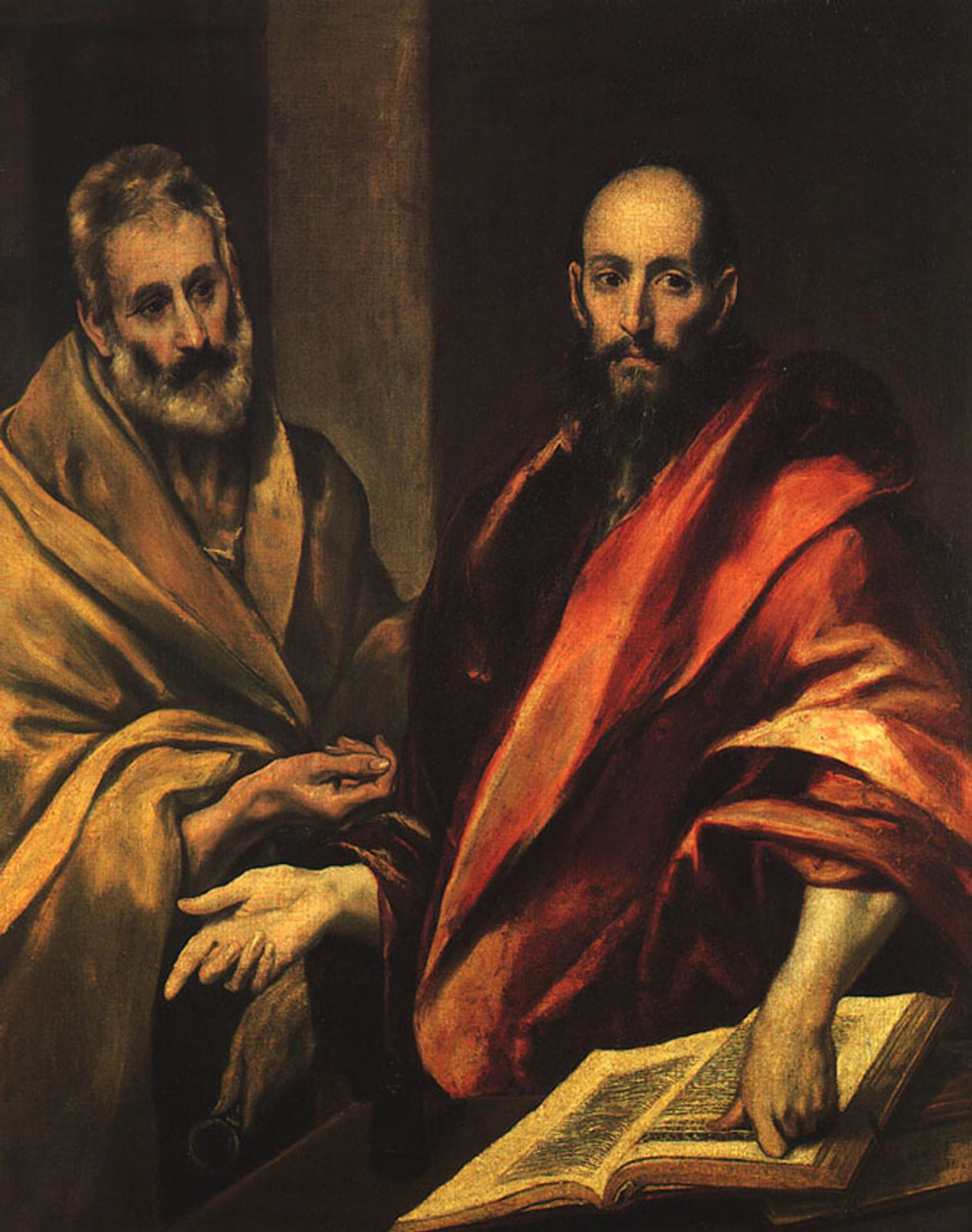 Apostles Peter and Paul by El Greco (Domenikos Theotokopoulos)