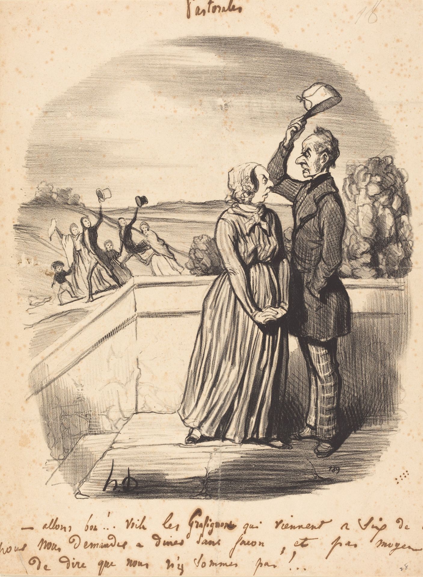 Allons bon!... voila les grafignons... by Honoré Daumier