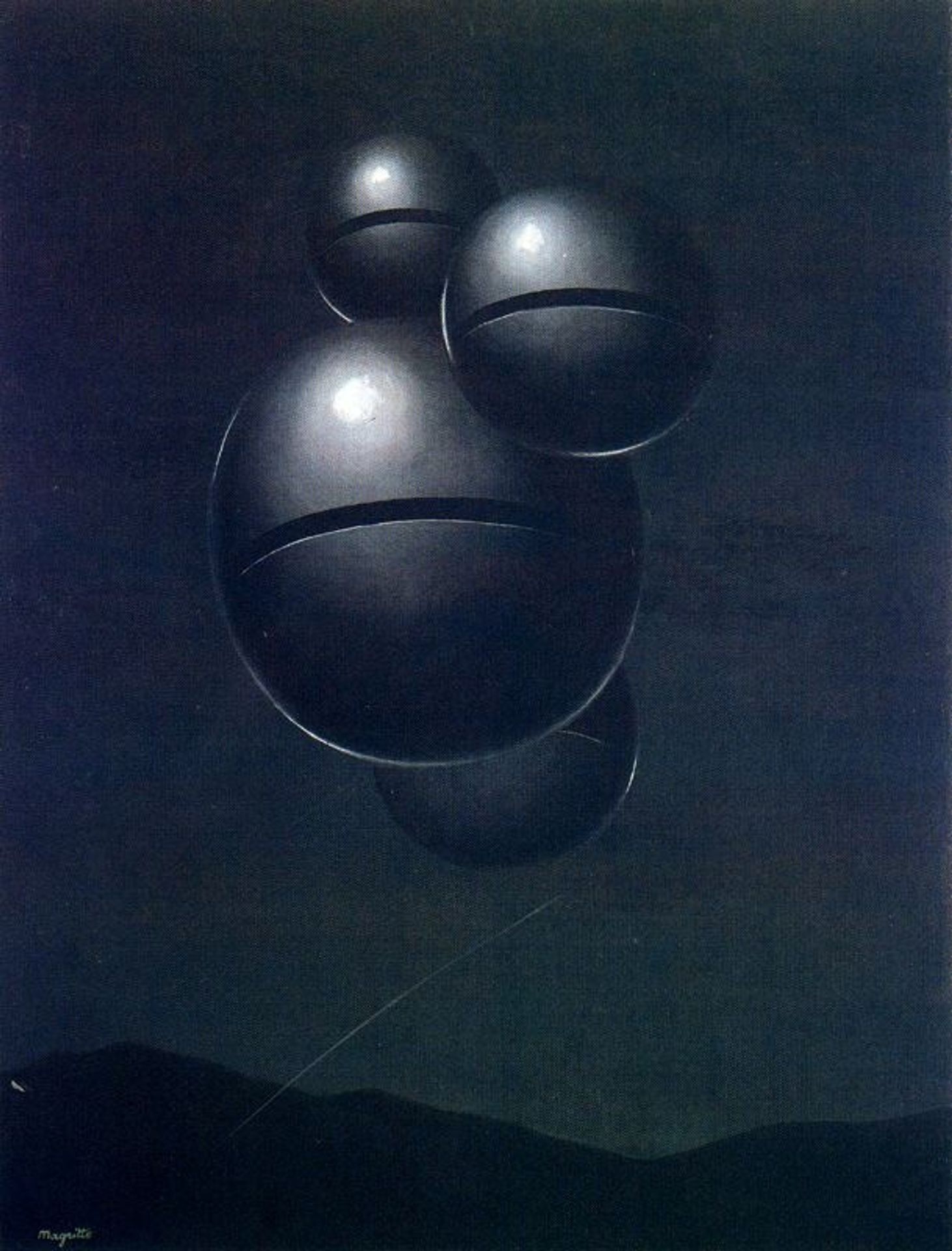 The voice of space by René Magritte