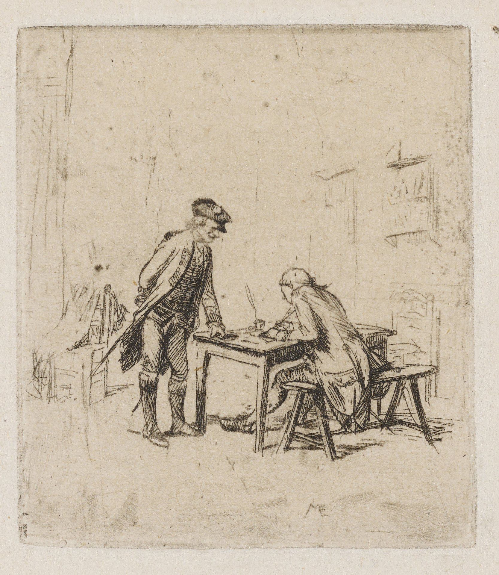 The Sergeant Reporter by Ernest Meissonier