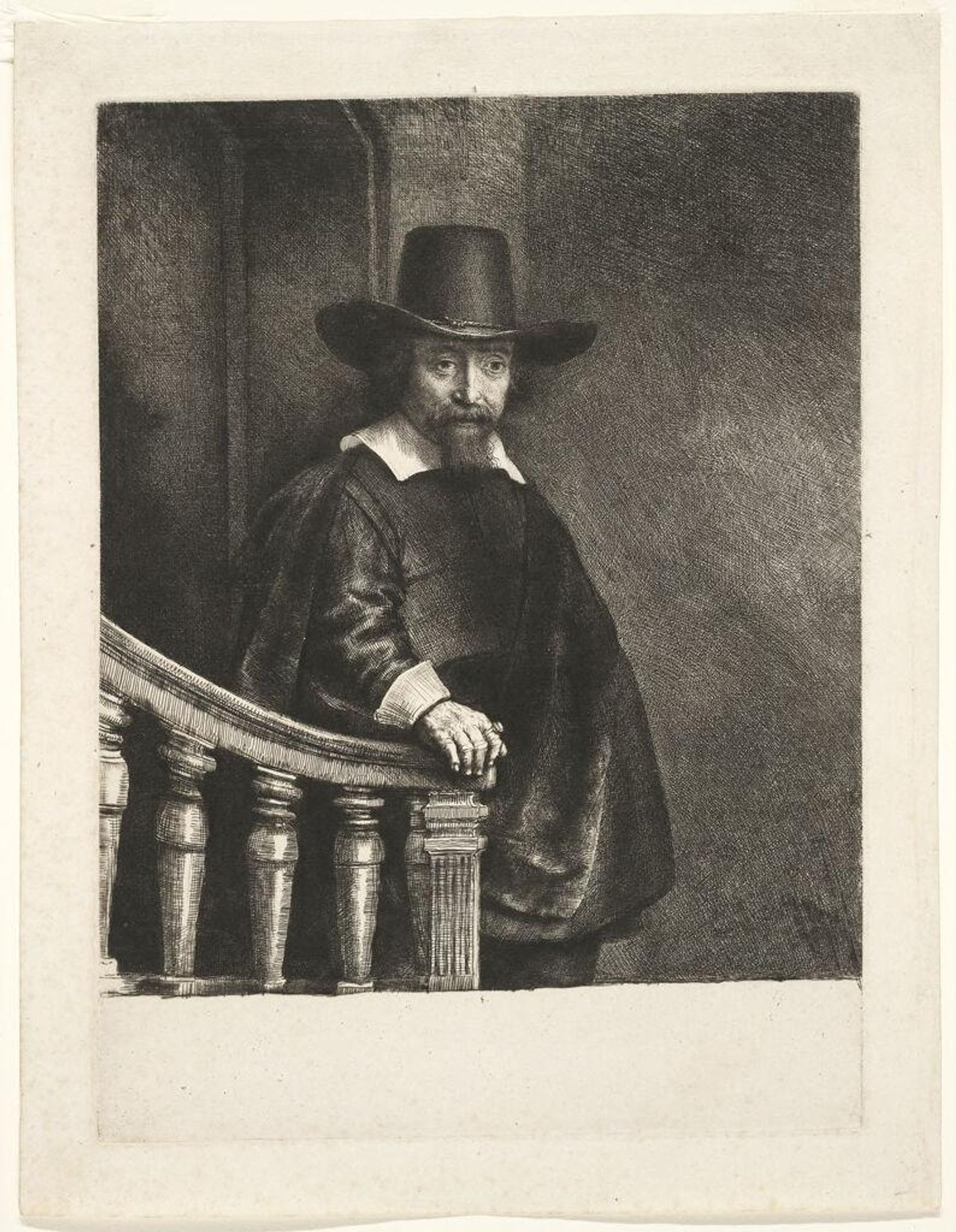 Ephraim Bonus, Jewish Physician by Rembrandt van Rijn