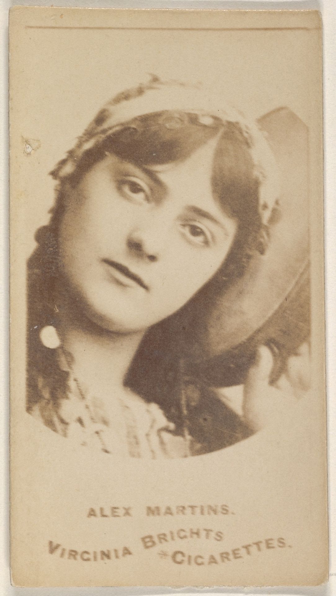 Alex Martins, from the Actors and Actresses series (N45, Type 1) for Virginia Brights Cigarettes by Allen & Ginter