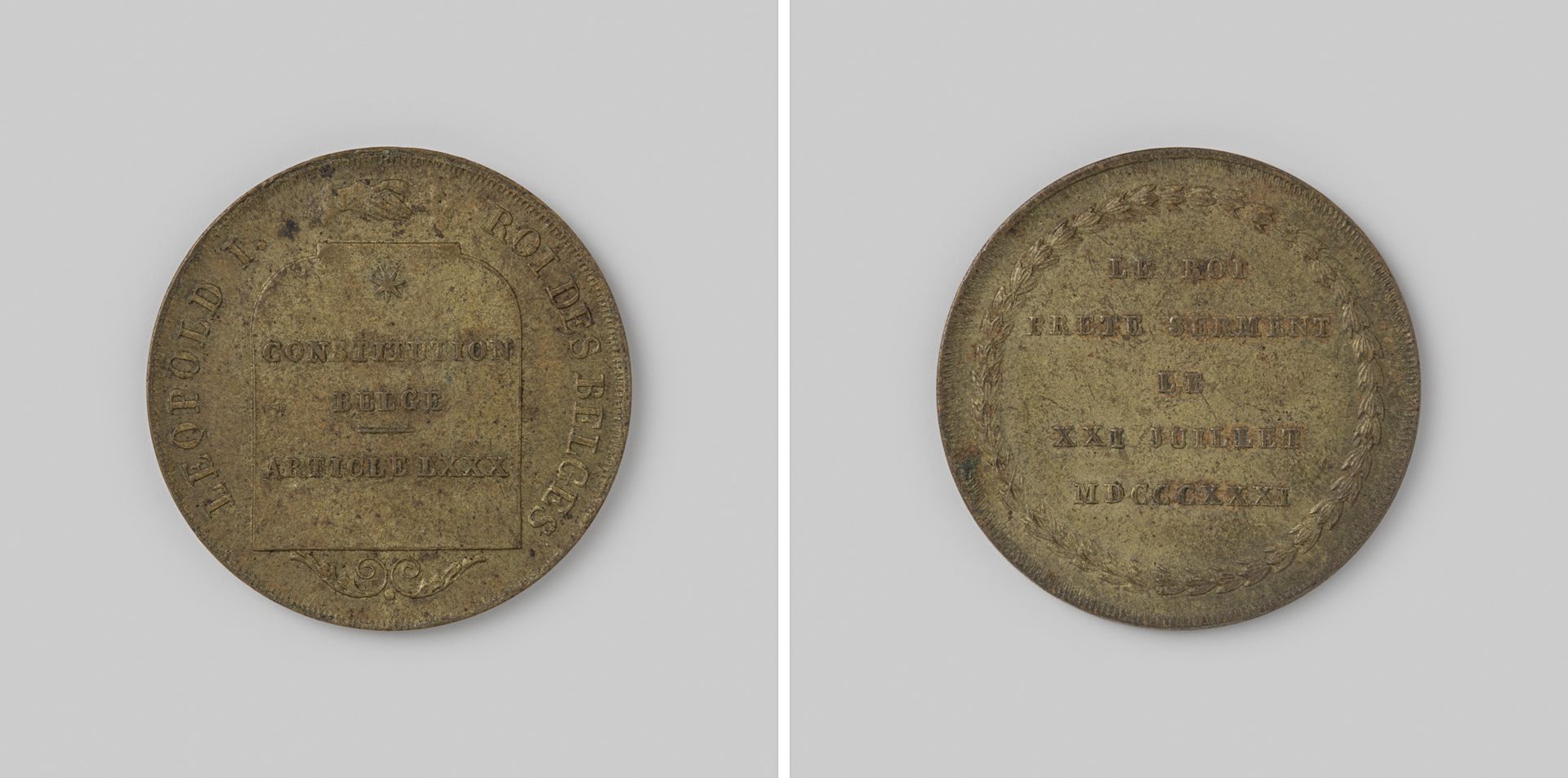 Eed van Leopold van Saksen-Coburg op de constitutie by Anonymous