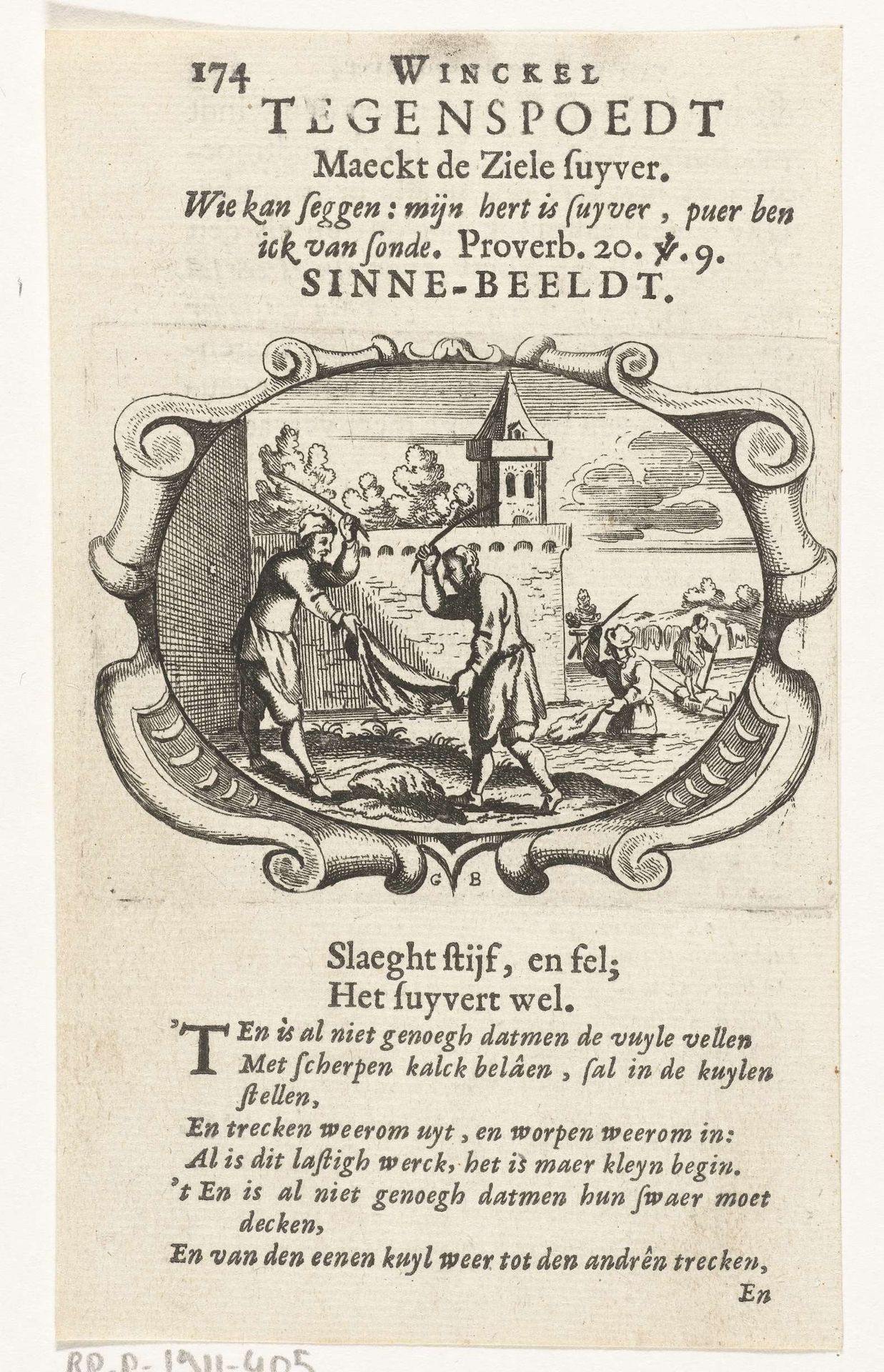 Tegenspoed maakt de ziel zuiver by Gaspar Bouttats