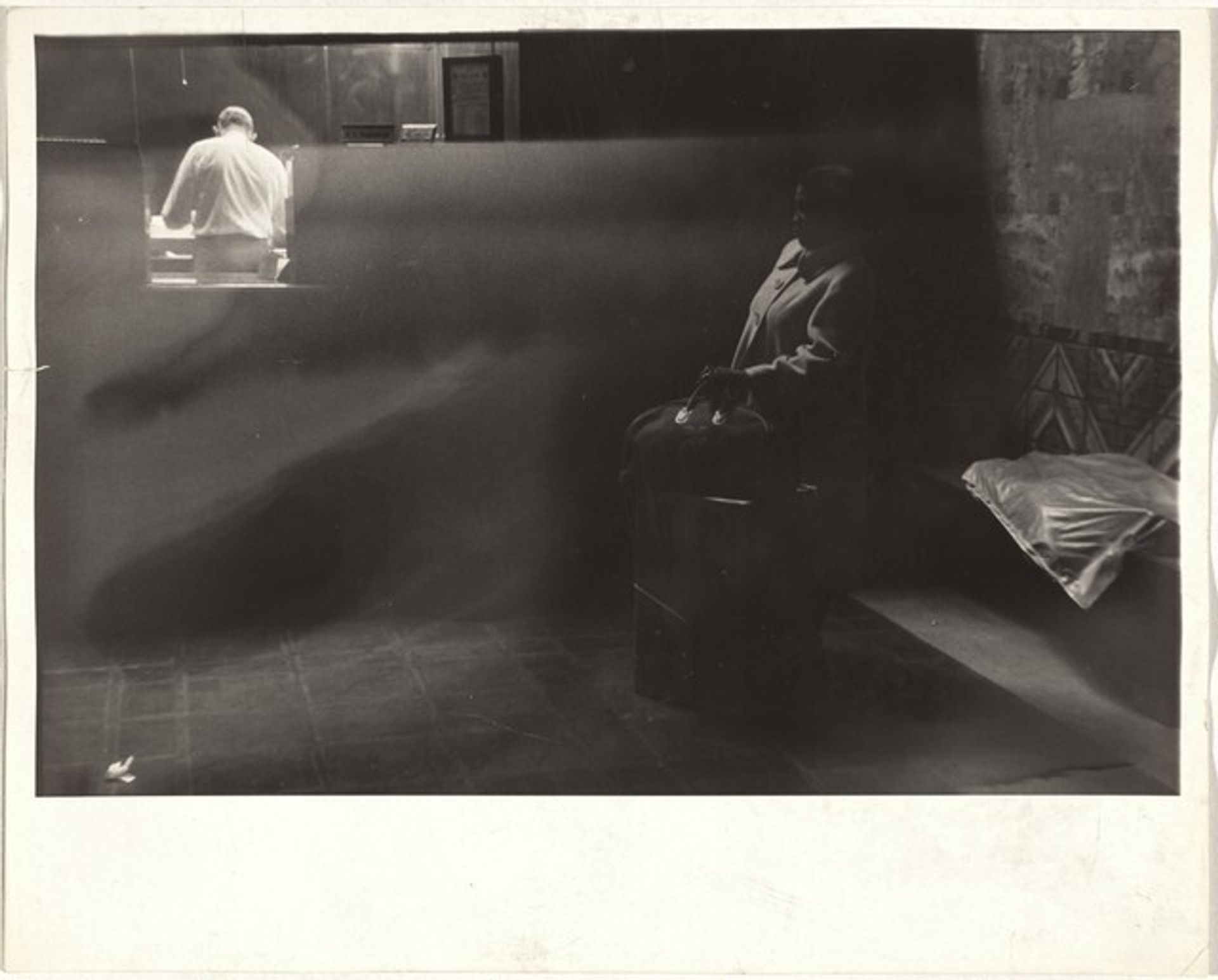 Hotel lobby--Los Angeles by Robert Frank