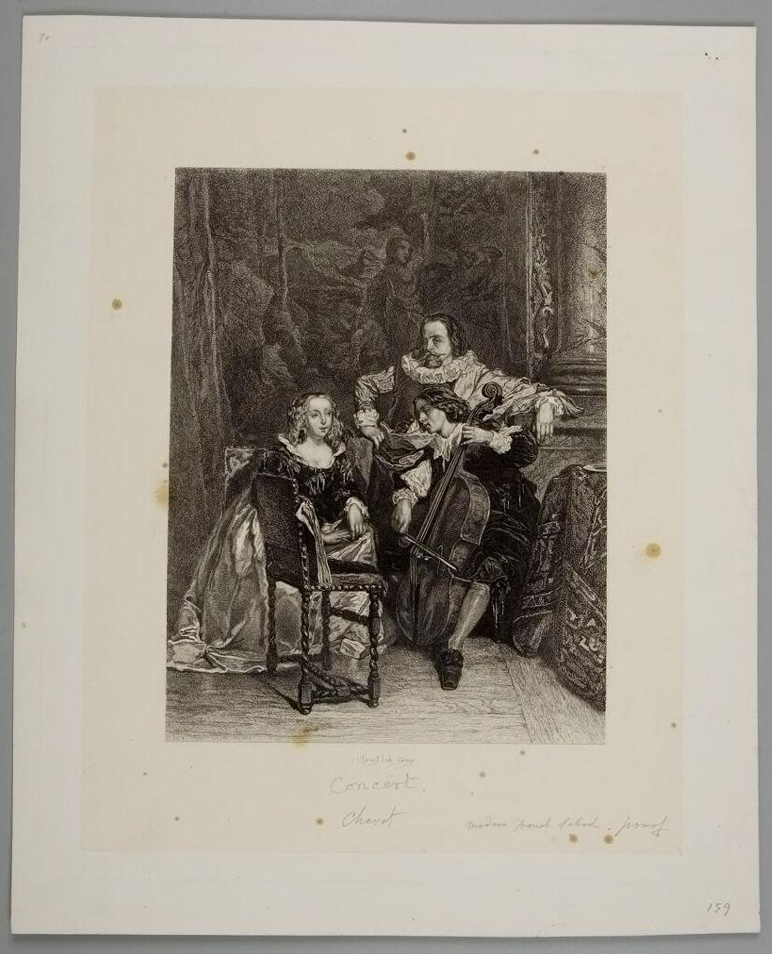 Concert by Charles Philippe Auguste Carey