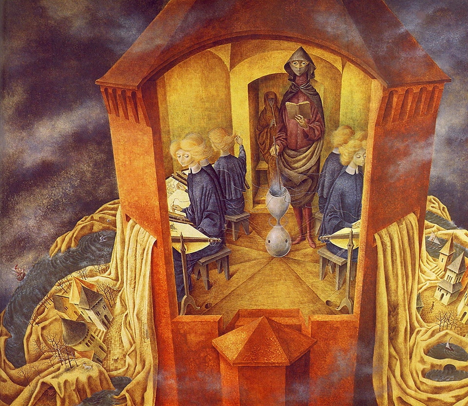 Embroidering the Earth's mantle by Remedios Varo