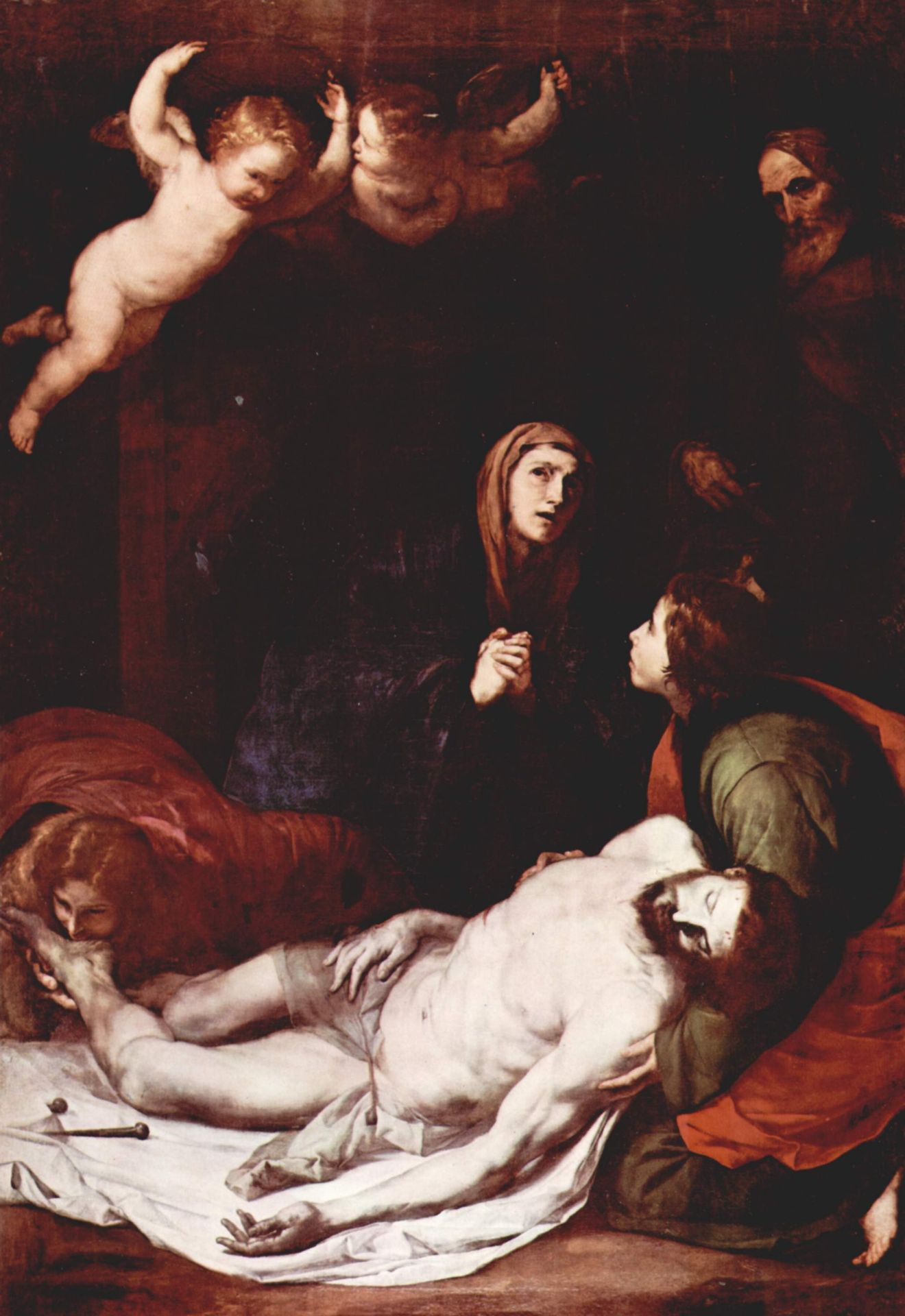 Descent from the Cross by Jusepe de Ribera
