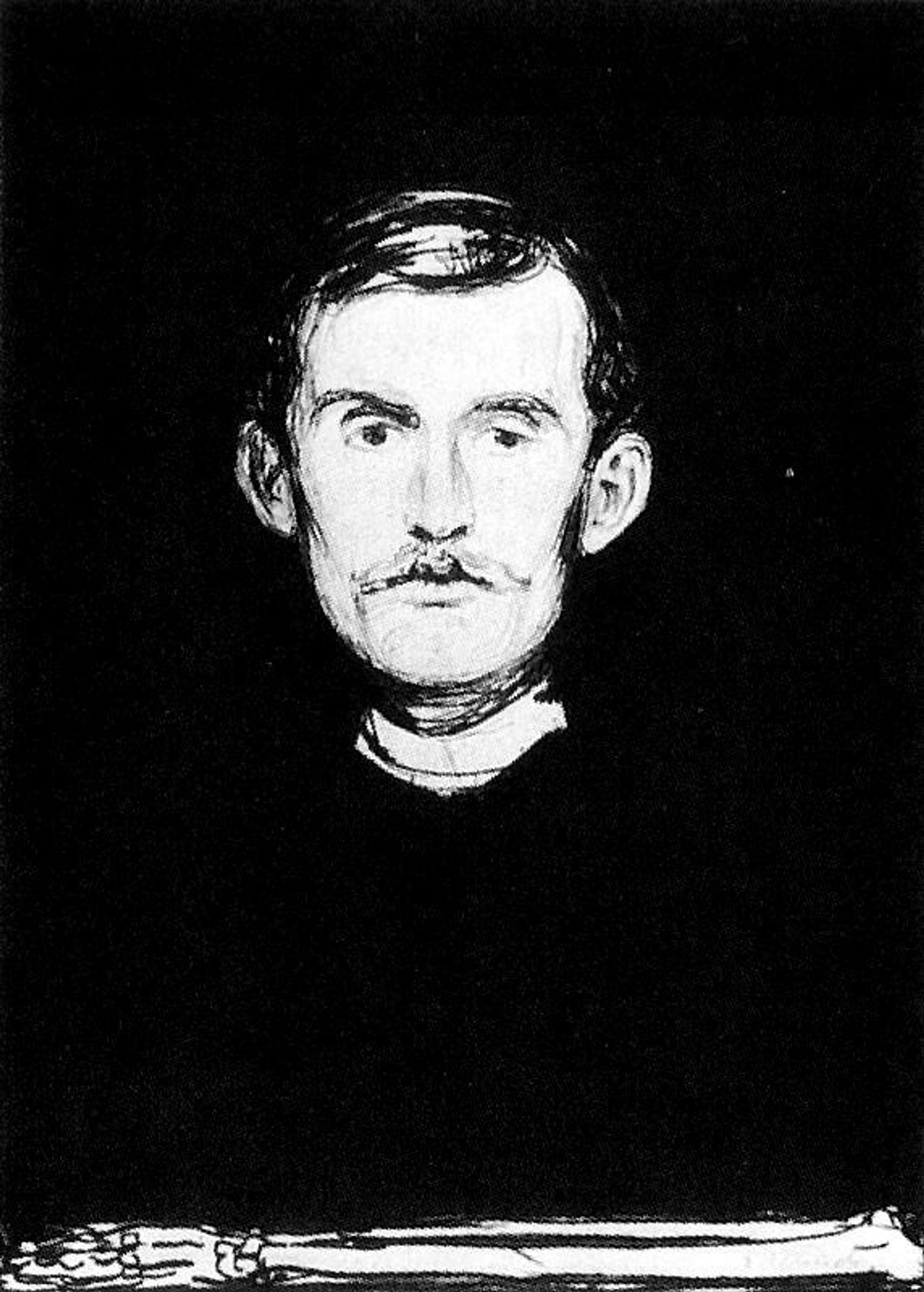 Self-Portrait I by Edvard Munch