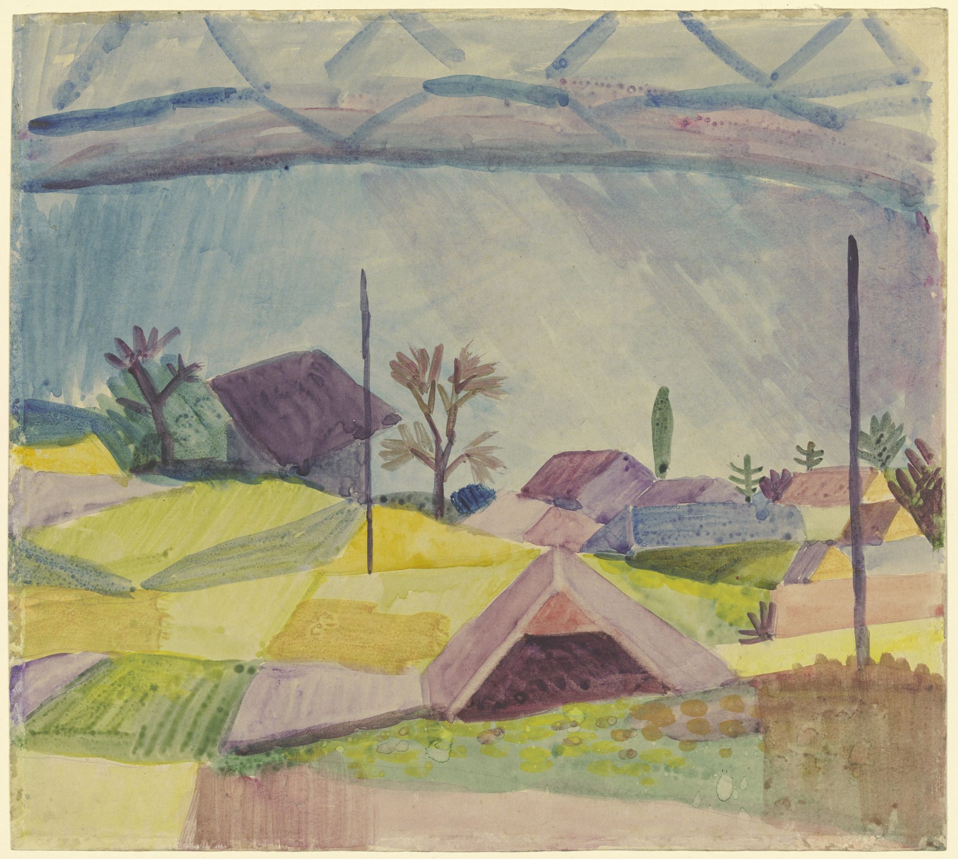 View of Hilterfingen by August Macke
