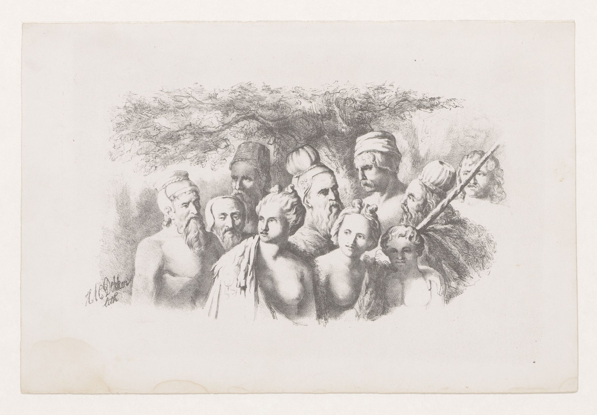 Volksstam by Hendrik Adriaan Christiaan Dekker