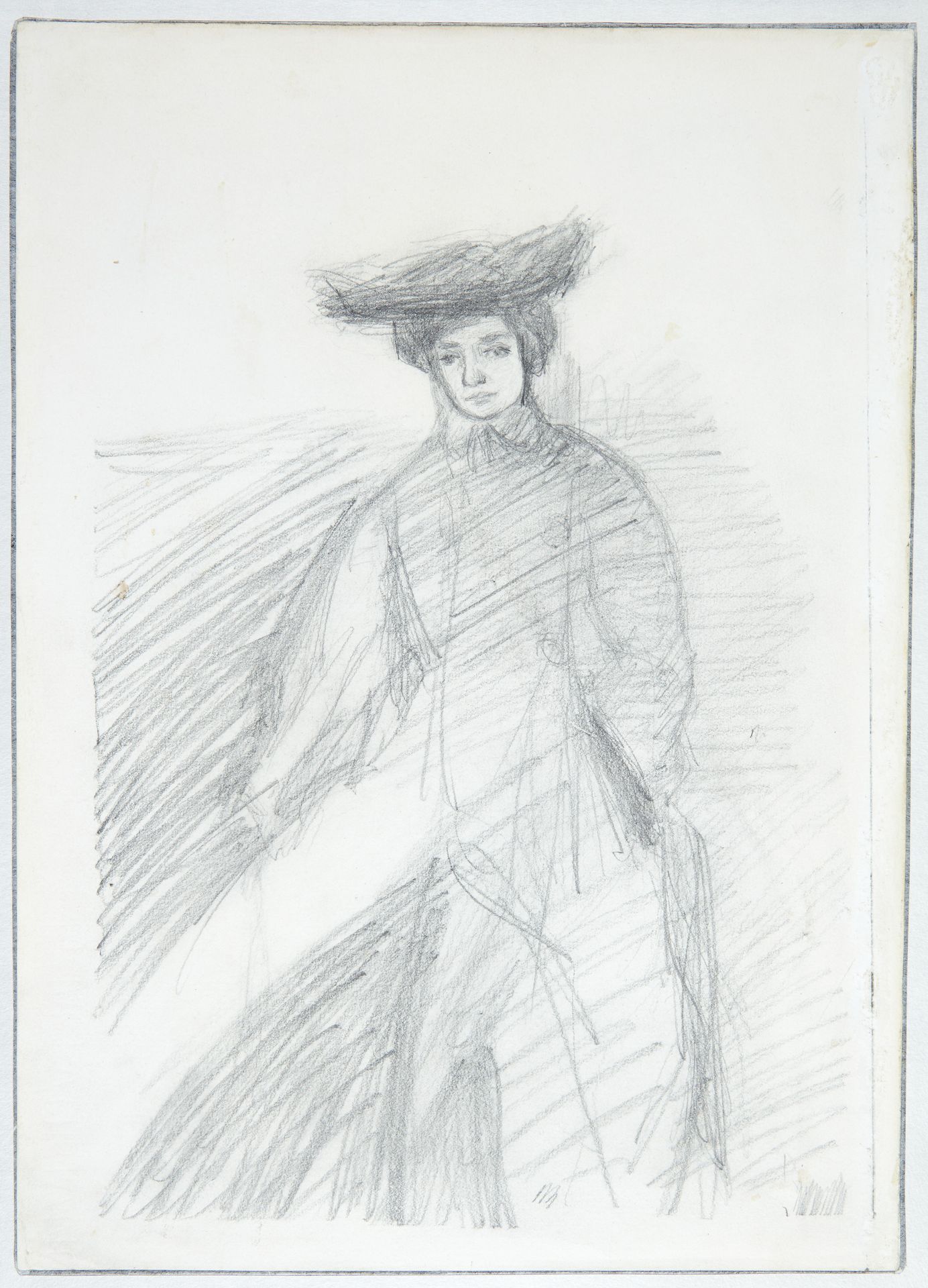 Stående kvinde, Gertrud Klamke by Albert Gottschalk