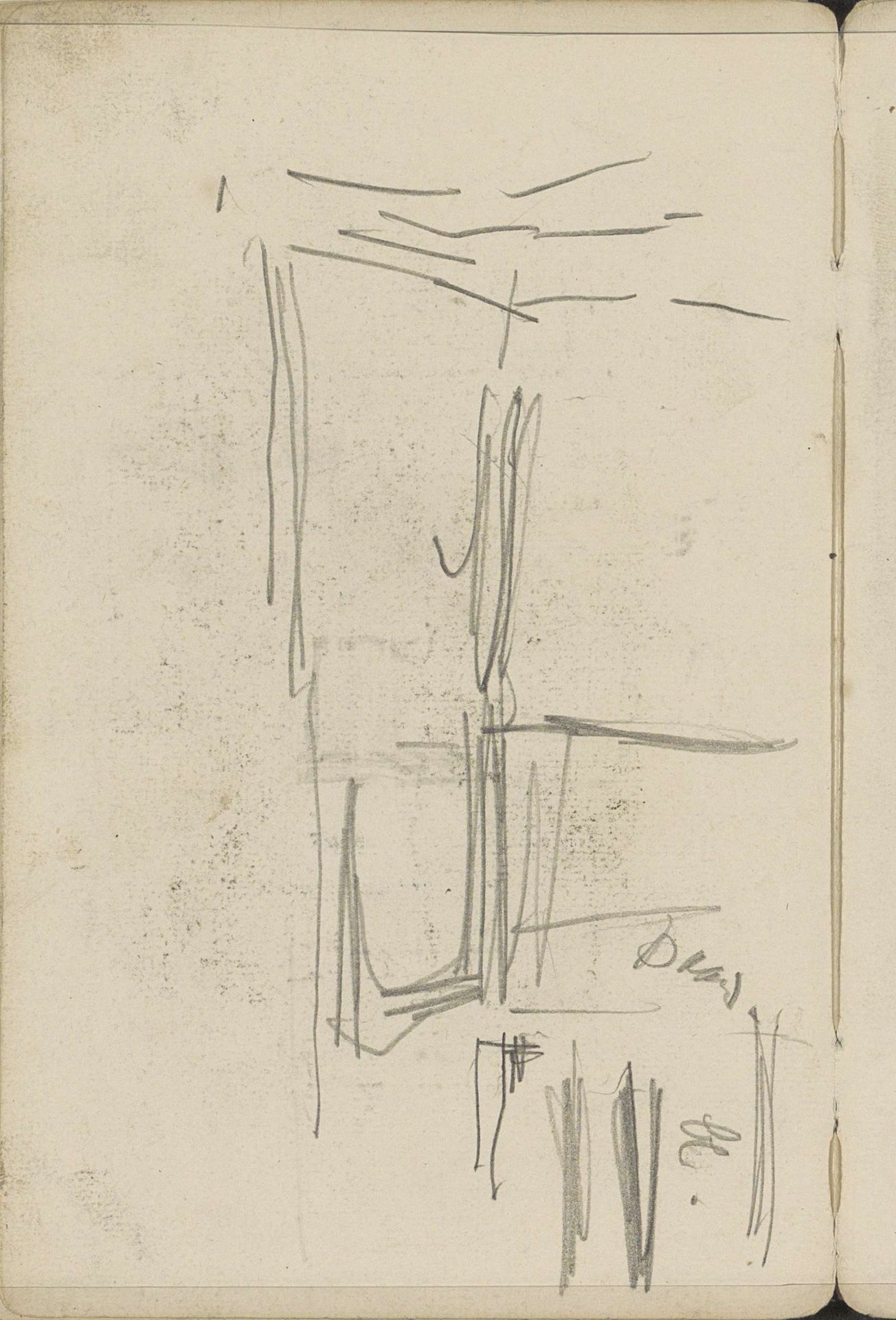 Architectuurstudie by George Hendrik Breitner