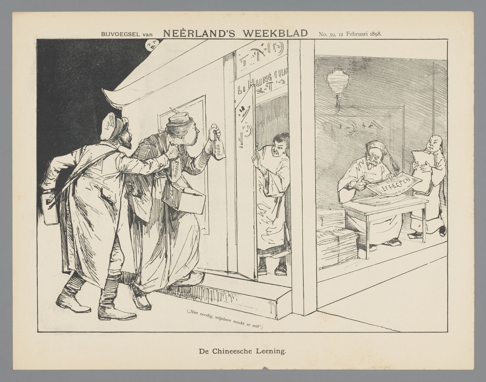 De Chineesche Leening by Anonymous