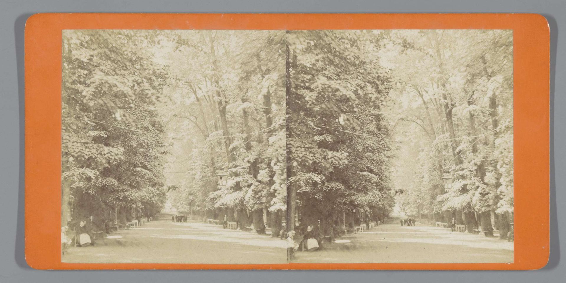 Laan in een park, Hannover by Georg Reese