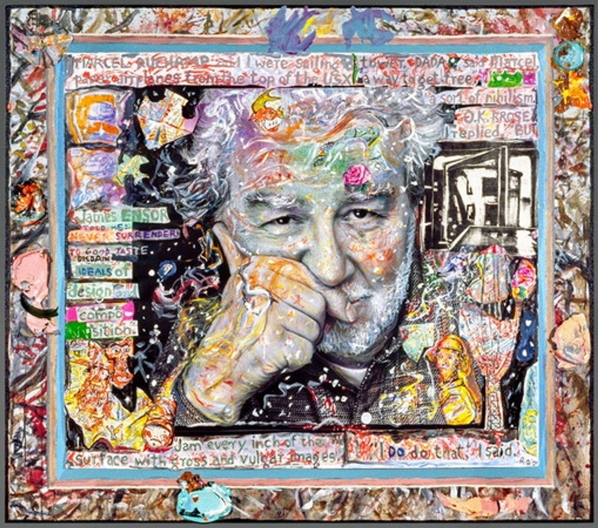 Self Portrait (With Mark Perrot) by Robert Qualters