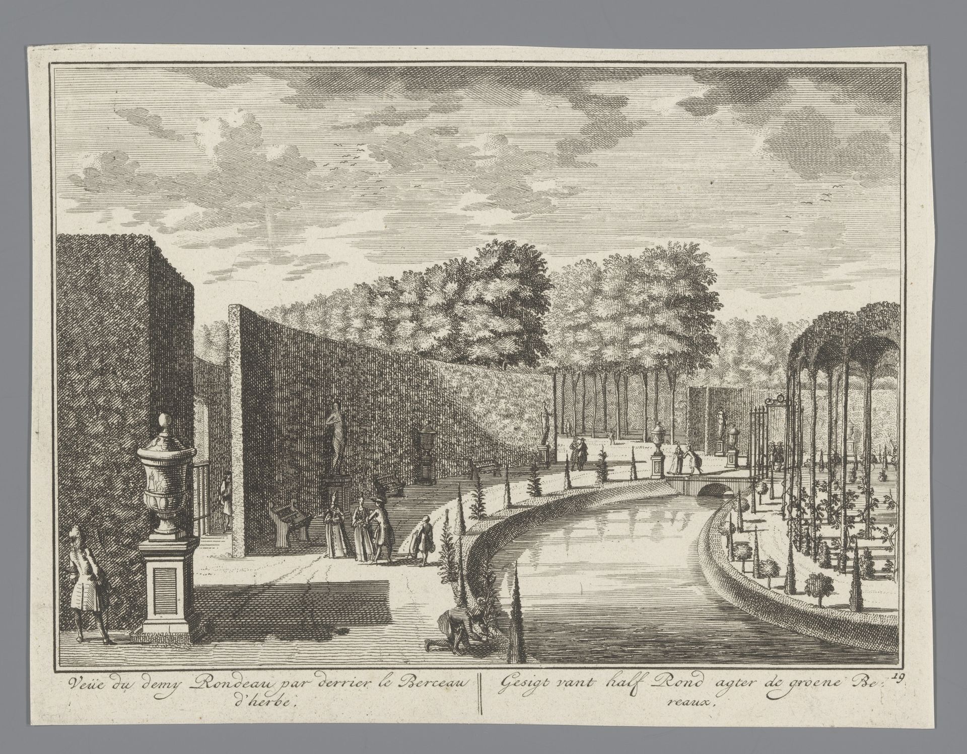 Gezicht in de tuin van Slot Zeist by Daniël Stopendaal