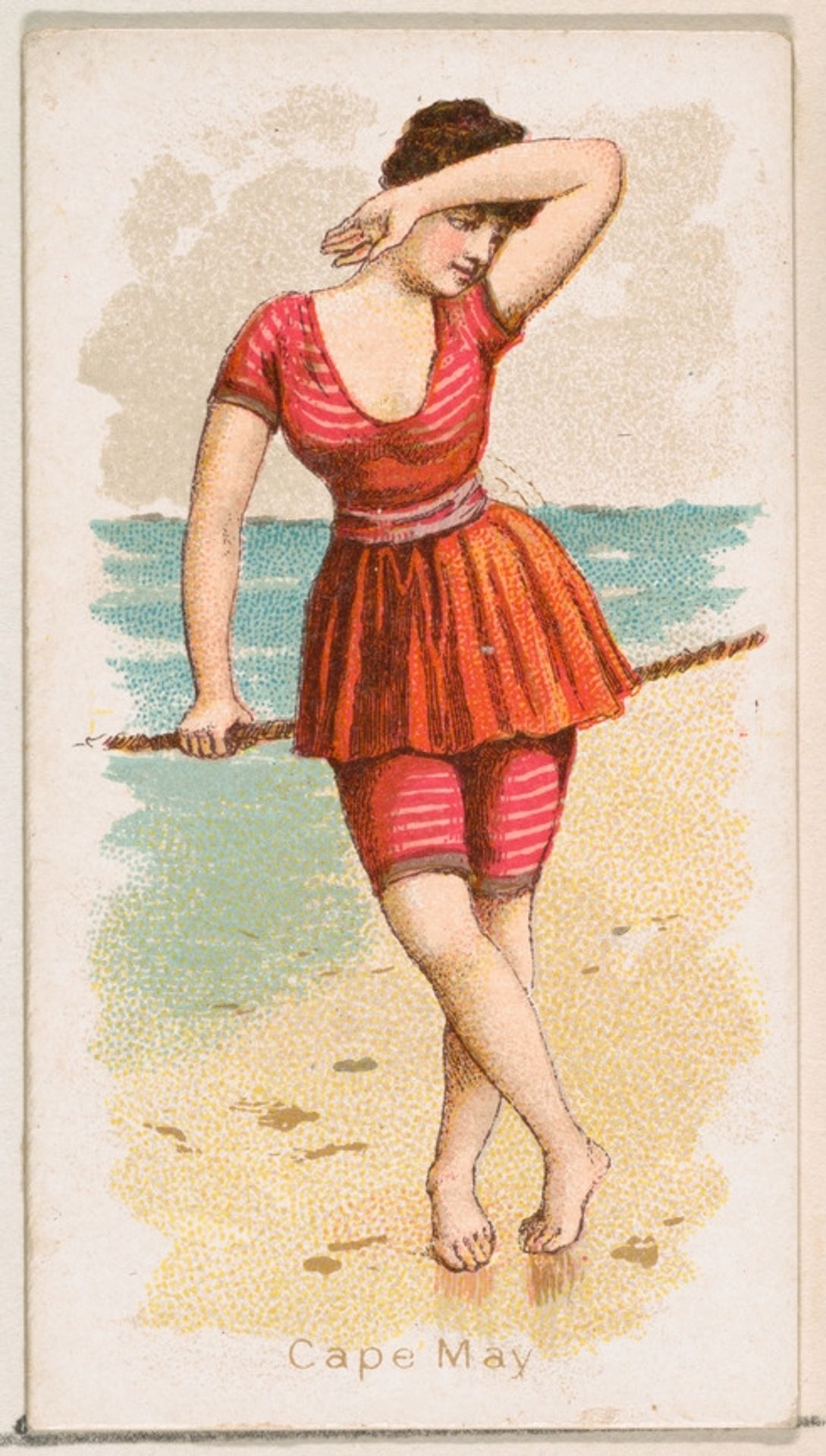 Cape May, from the Fancy Bathers series (N187) issued by Wm. S. Kimball & Co. by William S. Kimball & Company