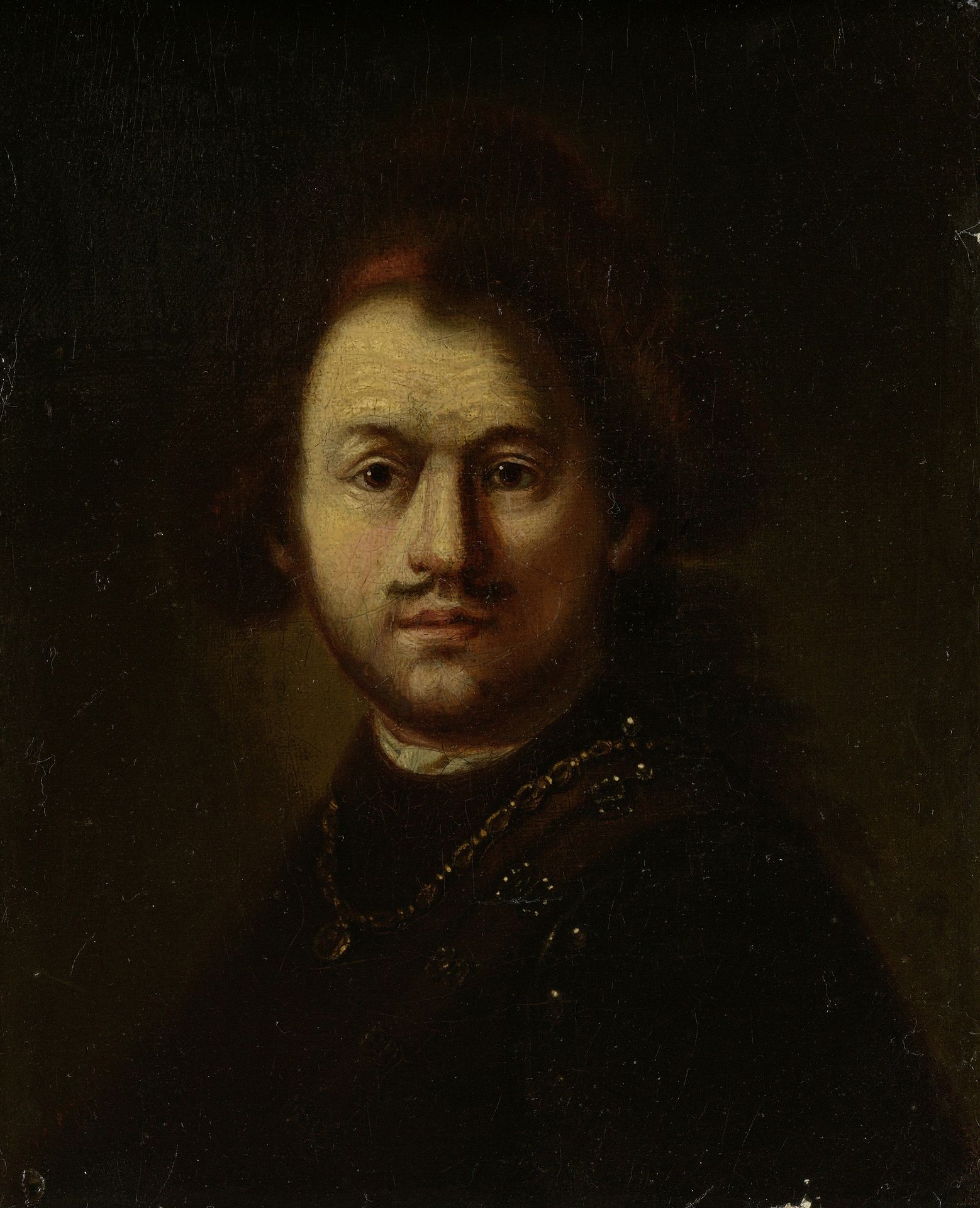 Portret van Rembrandt Harmensz. van Rijn by Rembrandt van Rijn