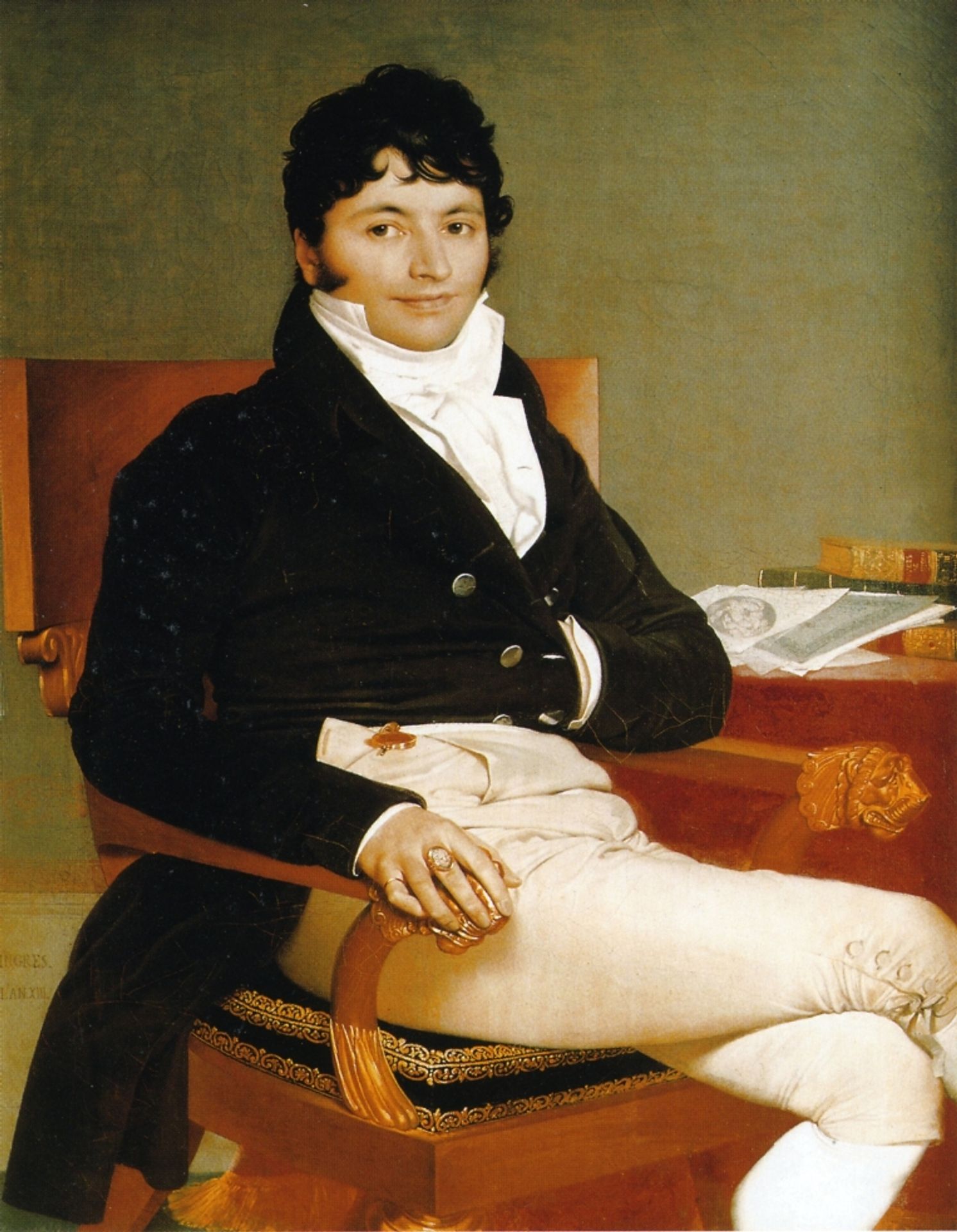 Portrait of Monsieur Rivière by Jean Auguste Dominique Ingres