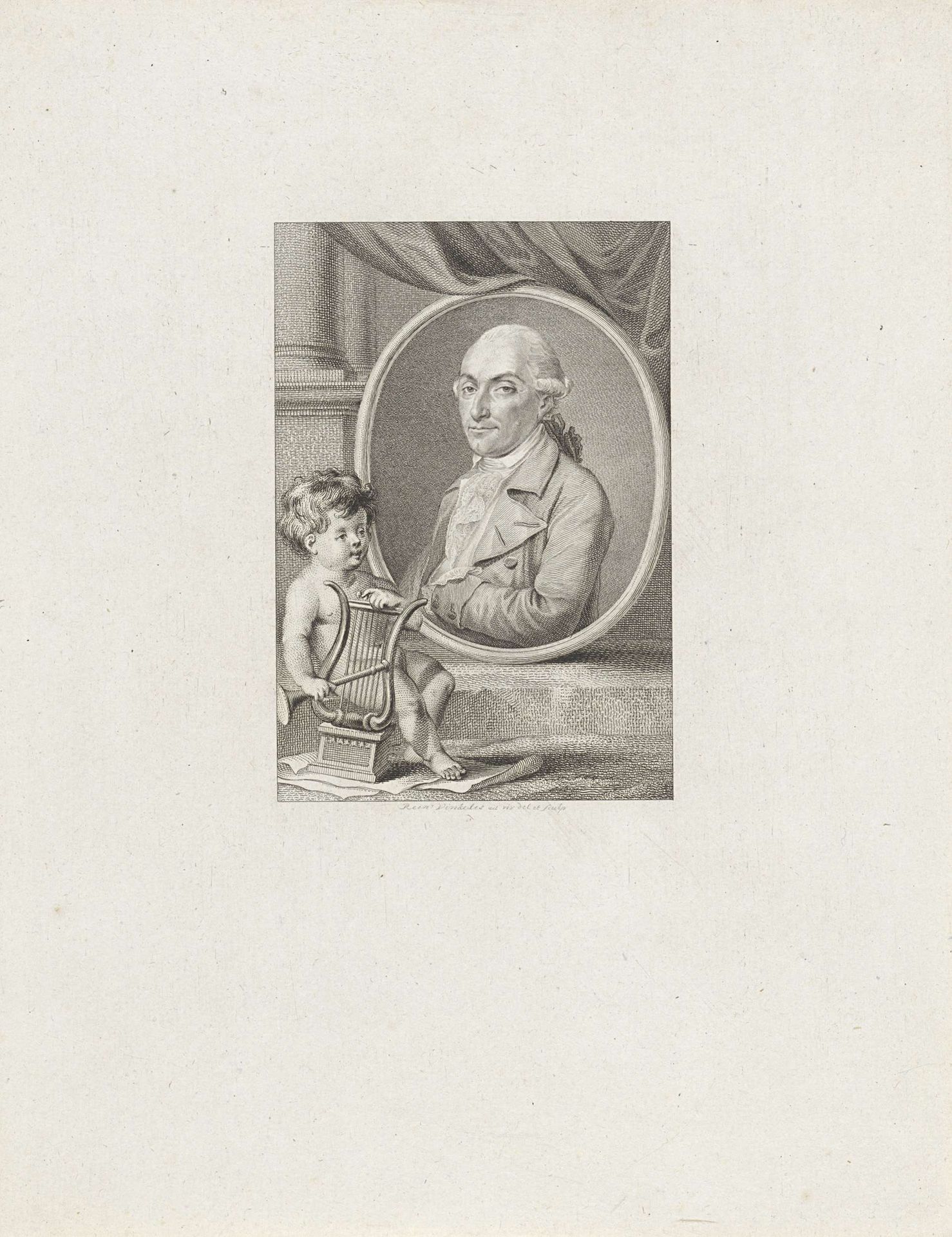 Portret van Bartholomeus Ruloffs by Reinier Vinkeles