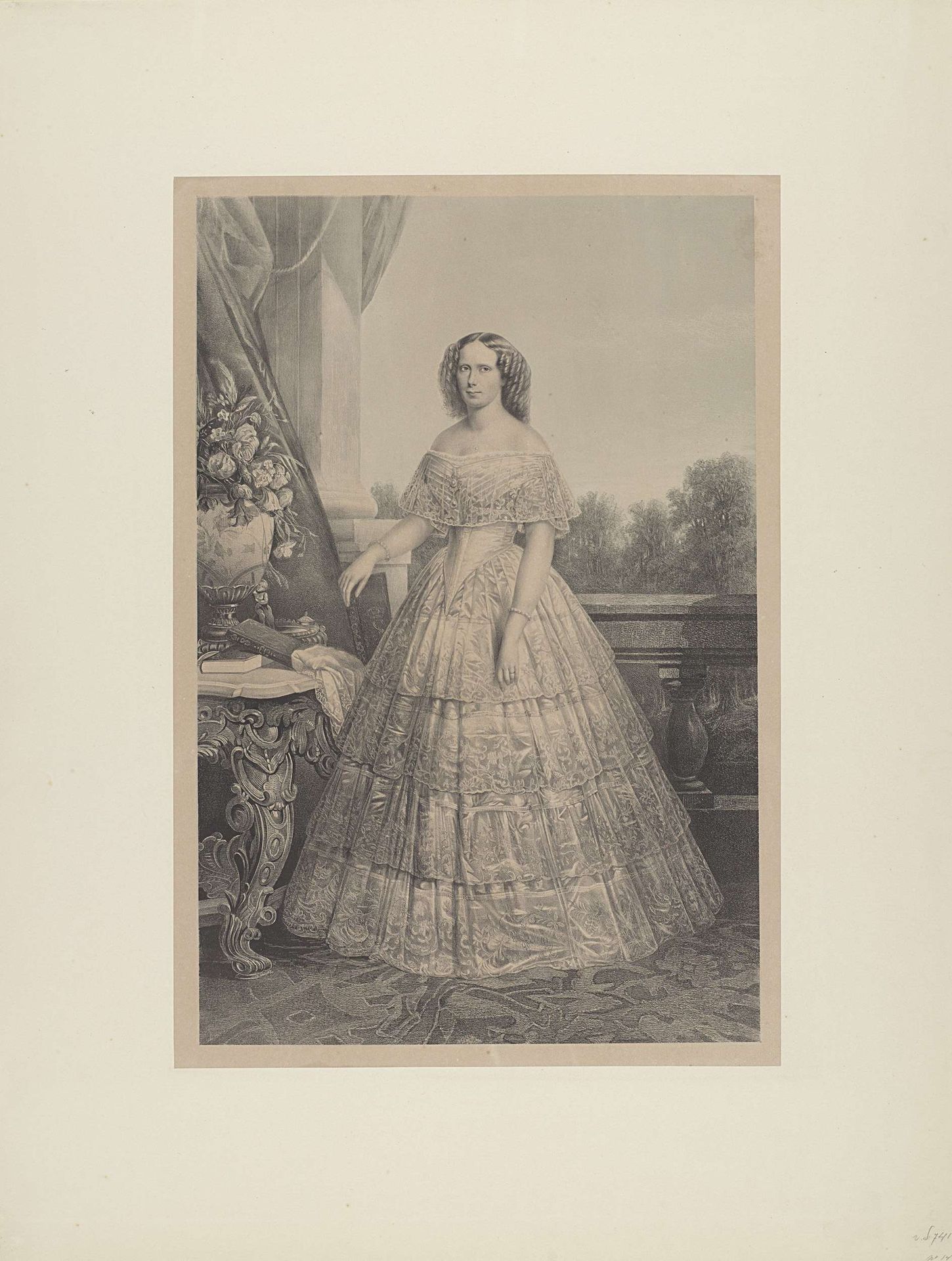 Portret van Sophie van Württemberg by Anonymous