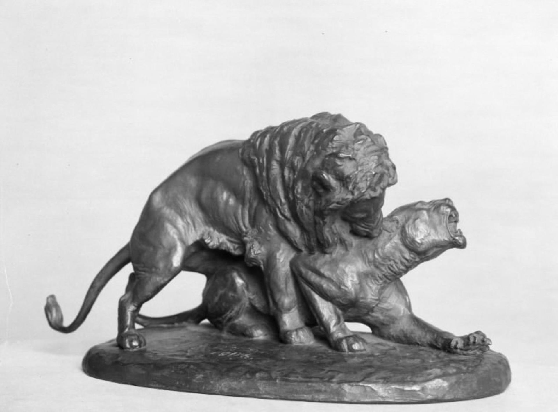 Two Lions by Carl Bonnesen