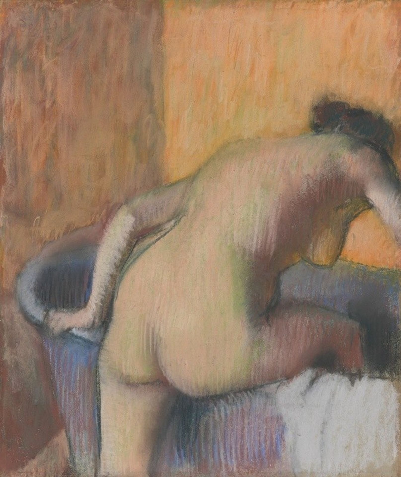 Bather Stepping into a Tub by Edgar Degas