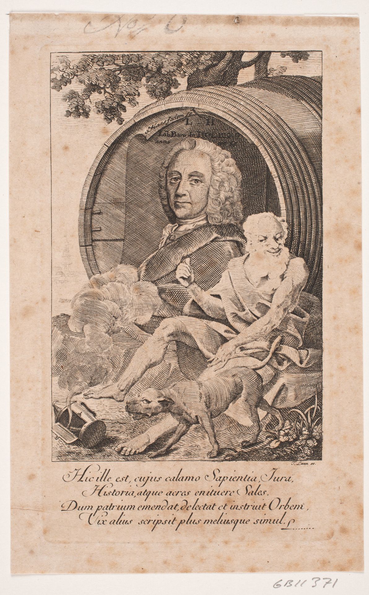 Ludvig Holberg by Theophilius Laan