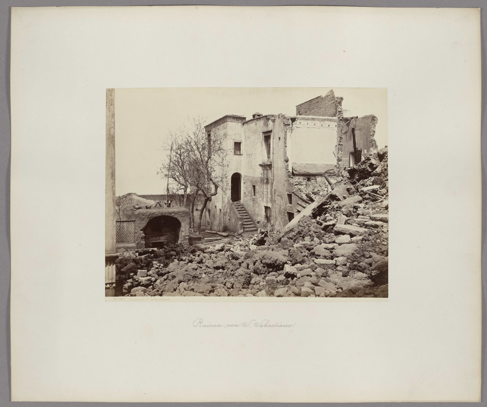 Ruins of Saint Sebastian by Giorgio Sommer