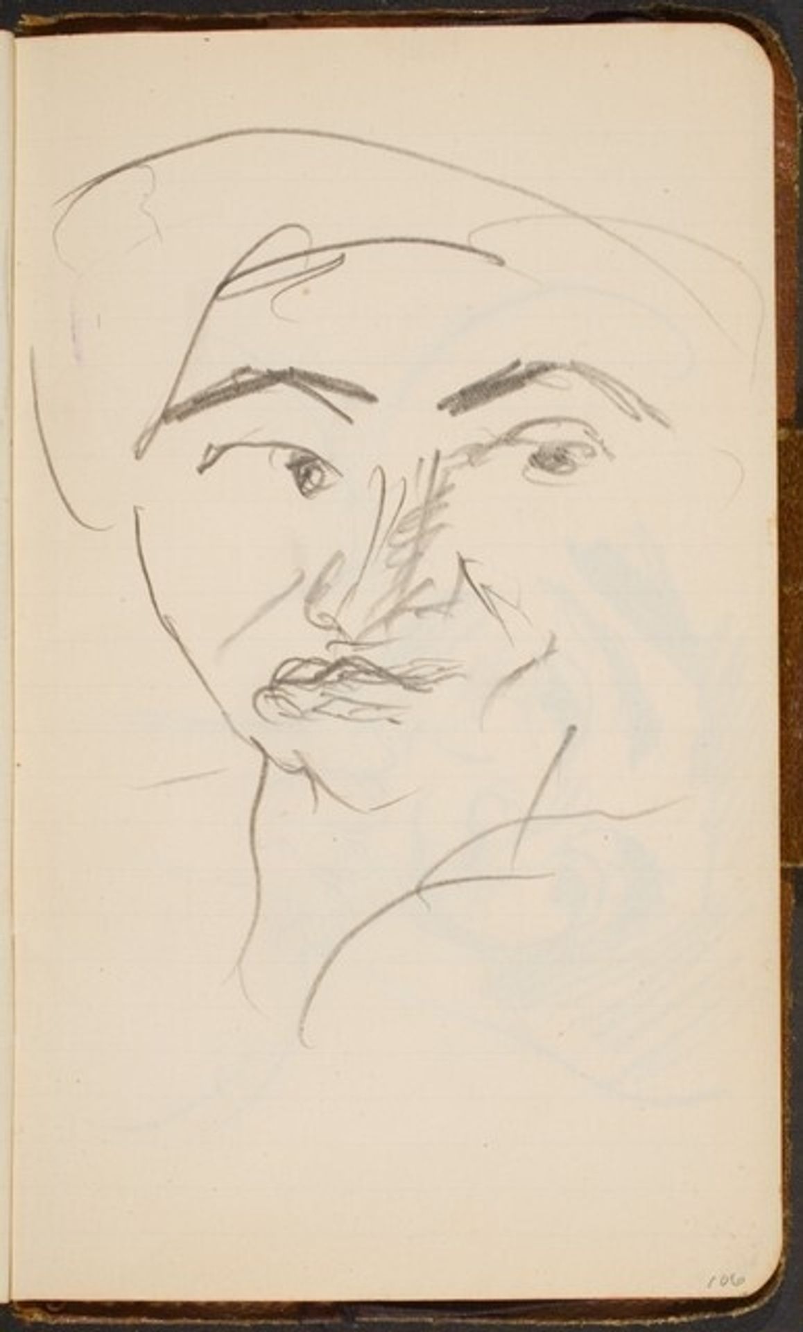 Weibliches Gesicht (Woman's Face) [p. 106] by Max Beckmann